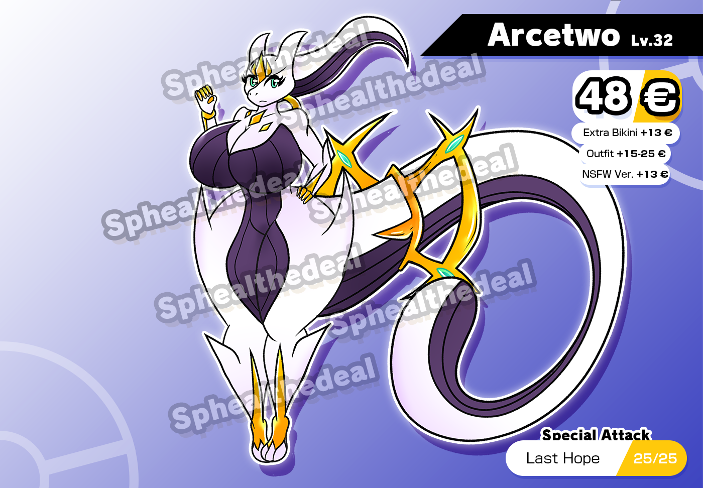 ✨ CLOSED - Mewtwo x Arceus x U. Necrozma ADOPT by risuchan004 -- Fur  Affinity [dot] net