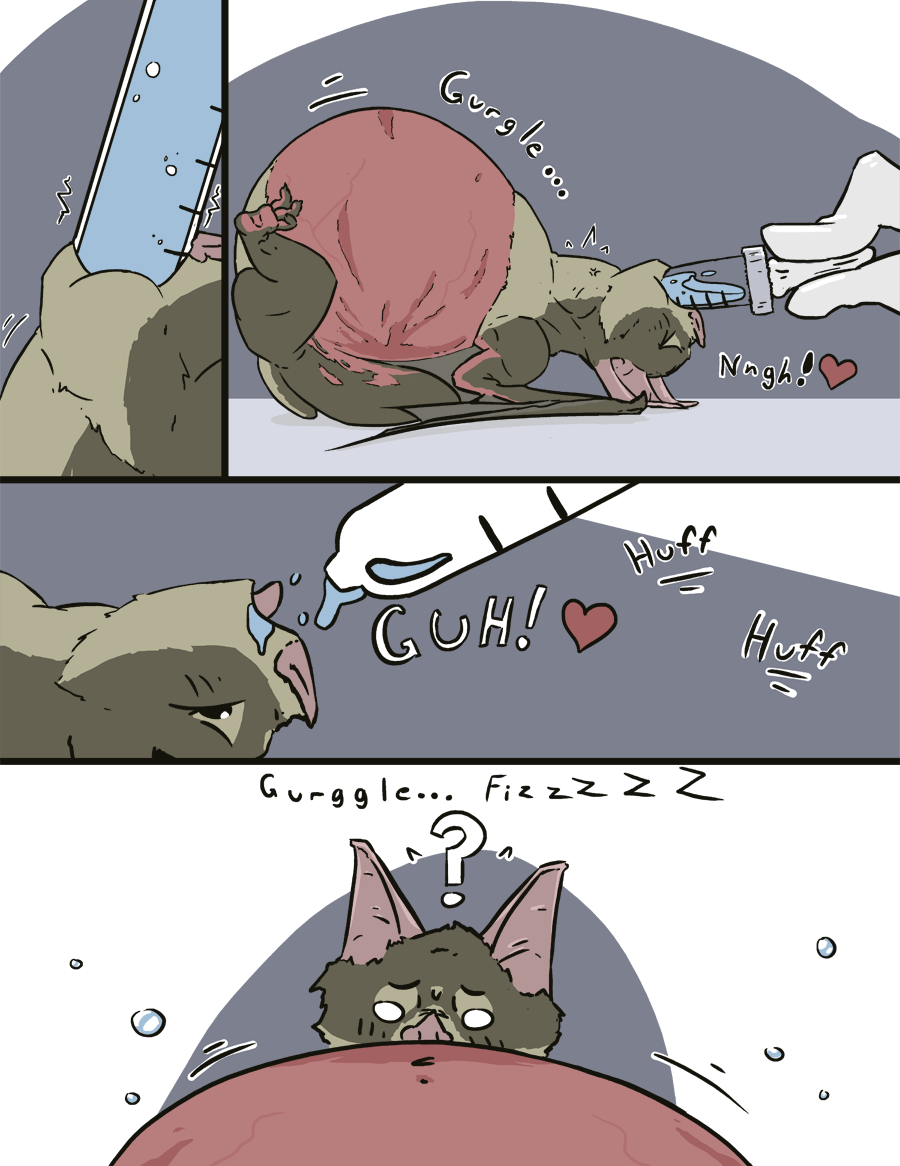 Vampire cum inflation comic