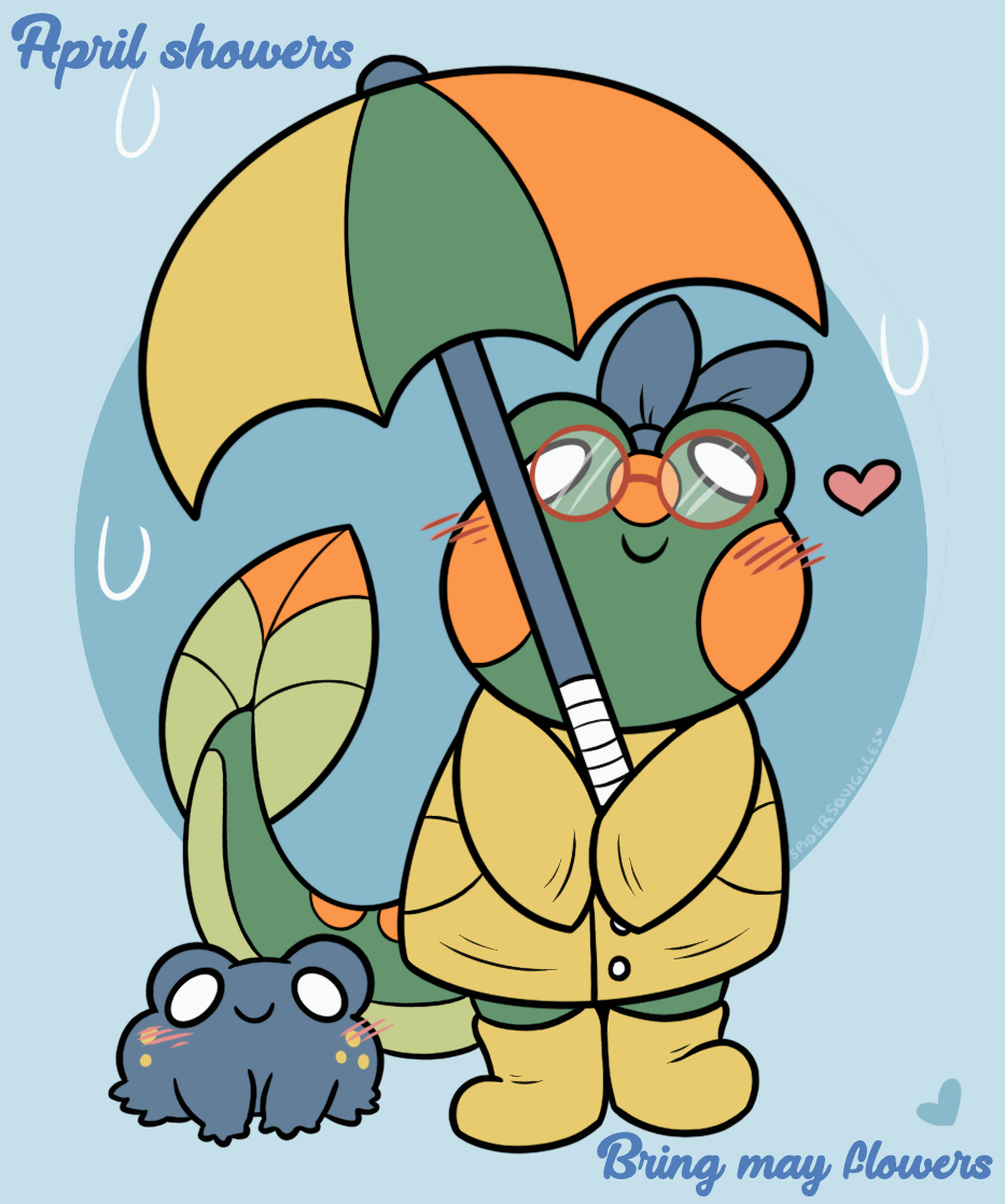 April Showers Bring May Flowers (Animated) by SpiderSquiggles -- Fur  Affinity [dot] net