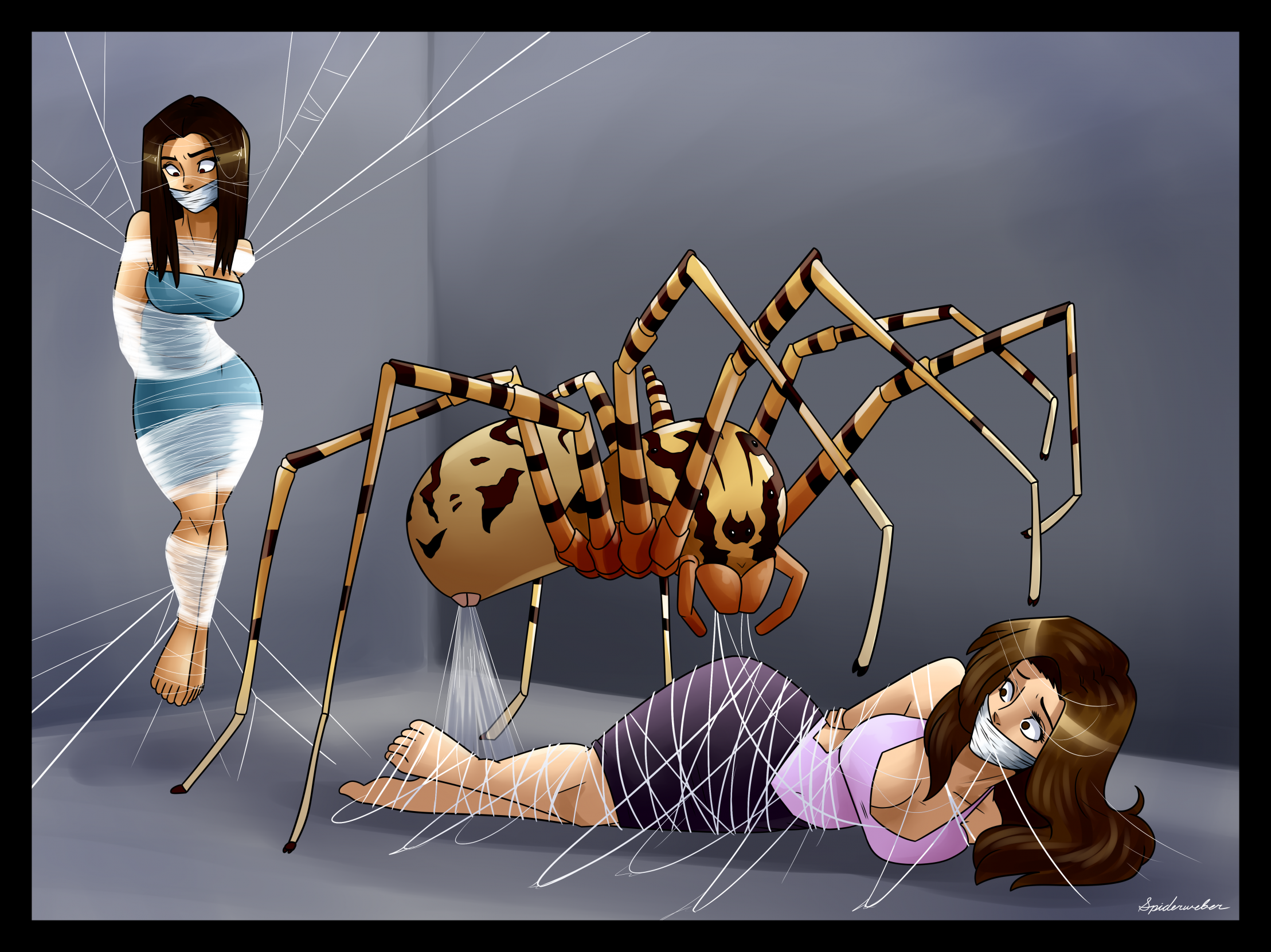 Spider web bondage