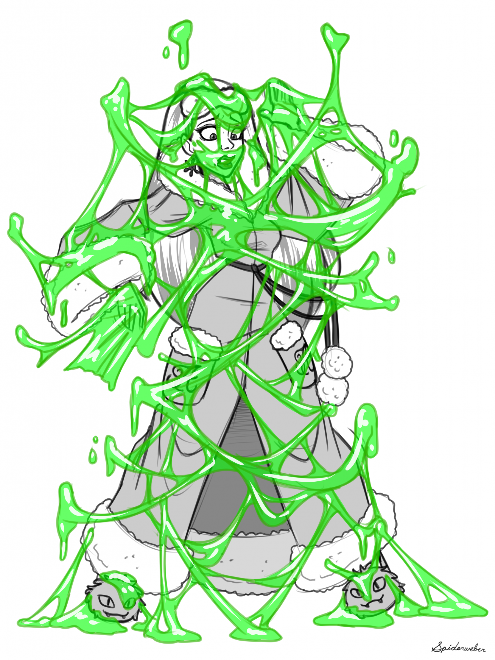 It Slimed Me by spiderweber -- Fur Affinity [dot] net