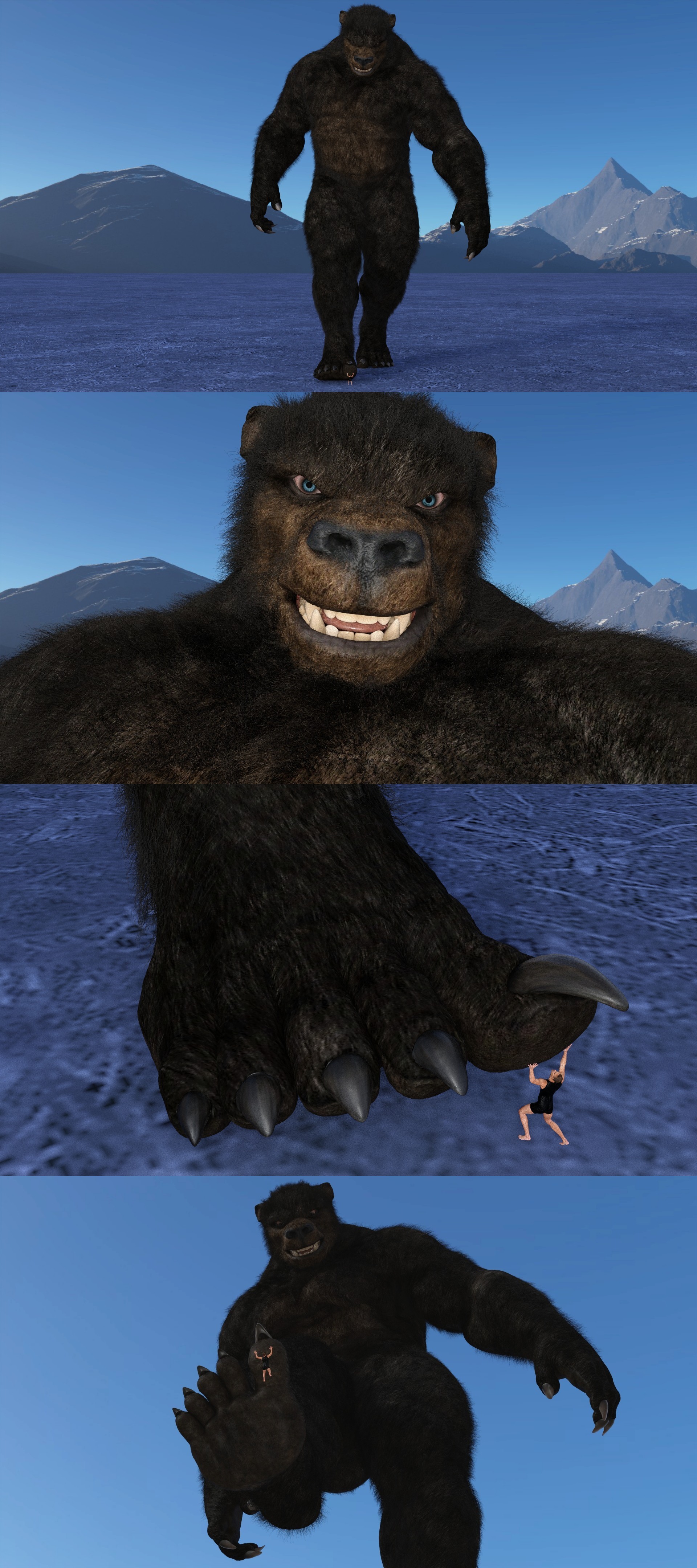 Rowen the giant Werebear 1