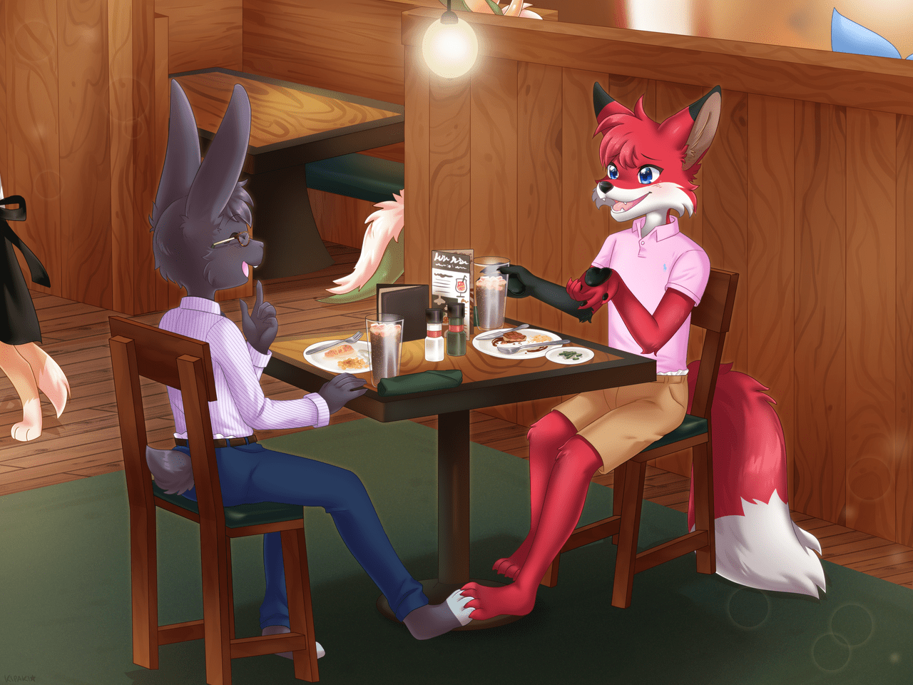 Anniversary dinner by Spittybunbun -- Fur Affinity [dot] net