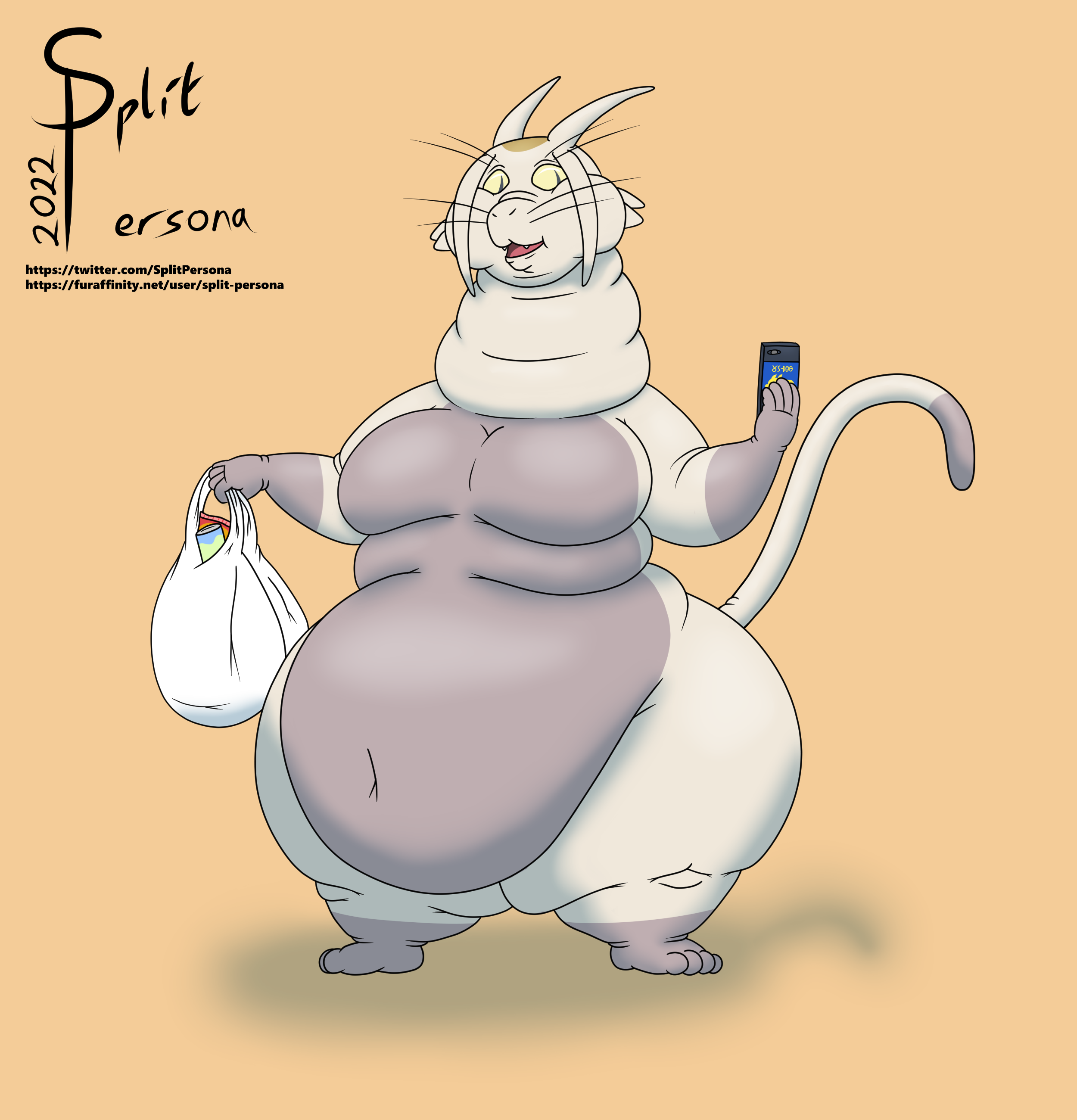 Just a few snacks (nude alt) by Split-Persona -- Fur Affinity [dot] net