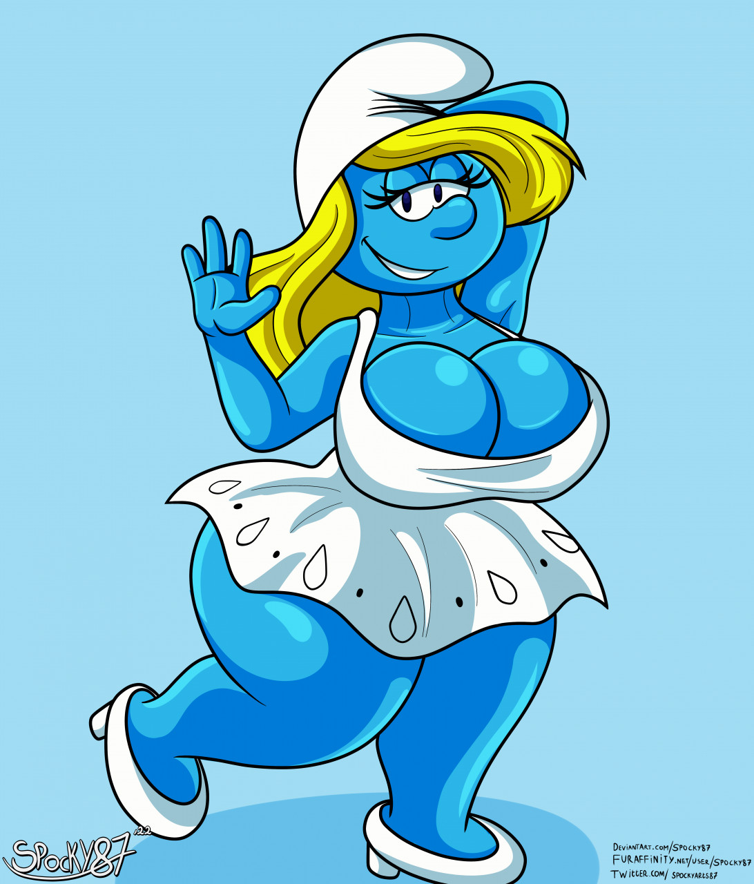 Smurfette booty