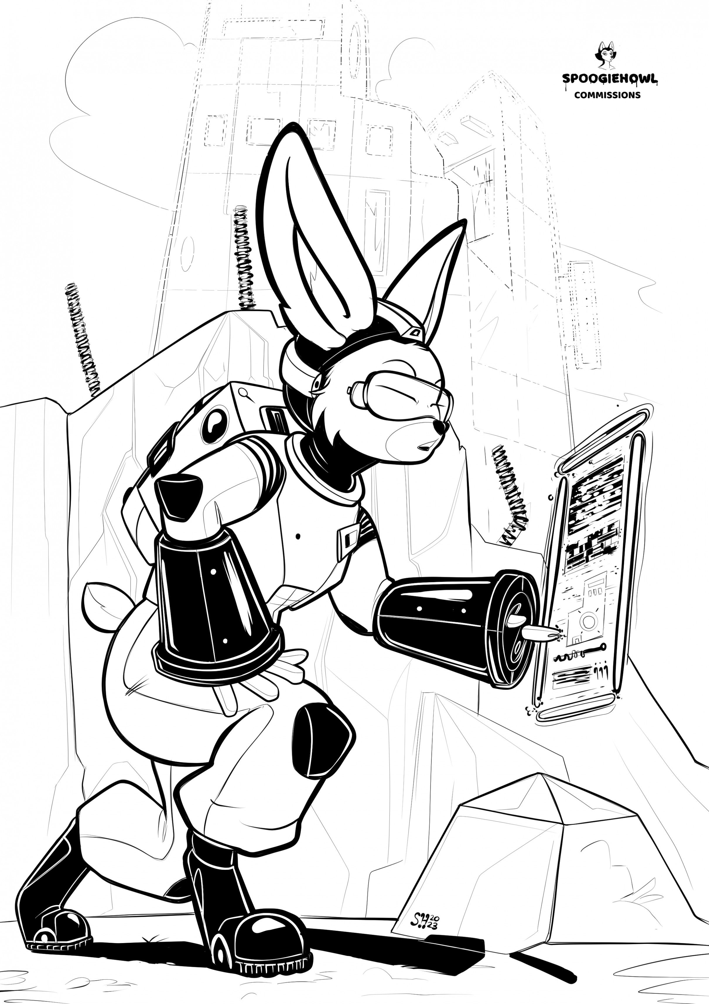 Recon Hare by Spoogiehowl -- Fur Affinity [dot] net