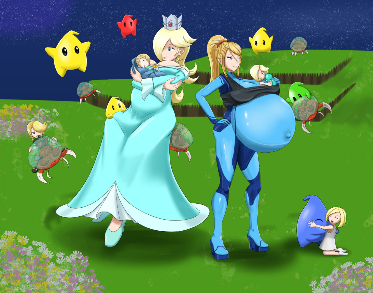 Pregnant samus aran