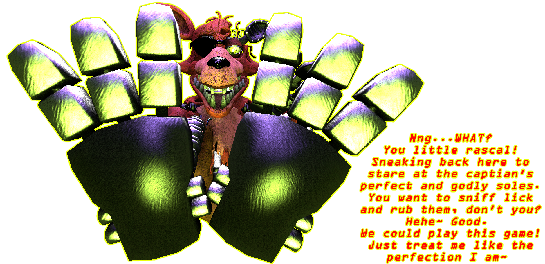 Withered Foxy feet by 3nz0 -- Fur Affinity [dot] net