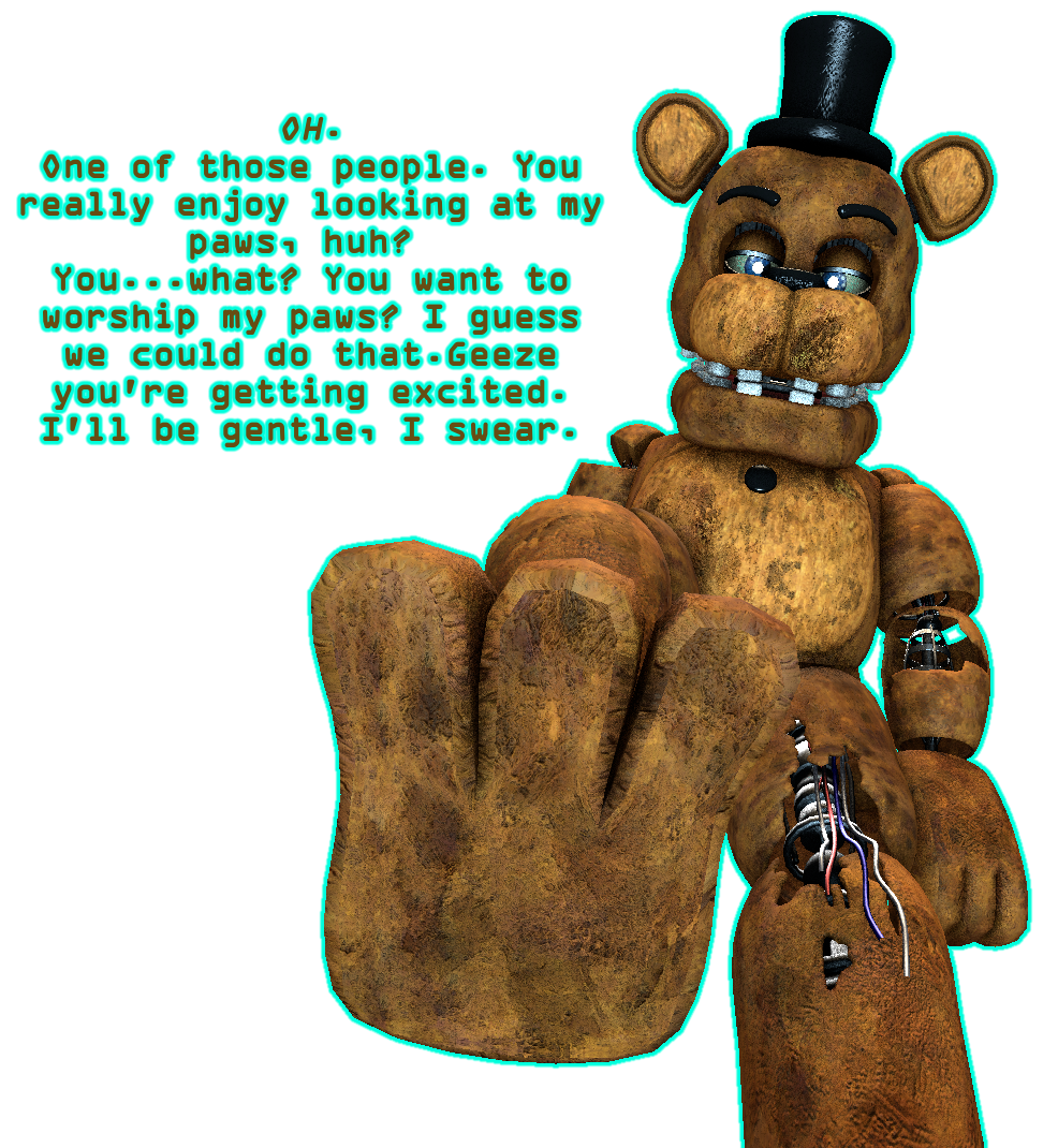 Withered Freddy feet by 3nz0 -- Fur Affinity [dot] net