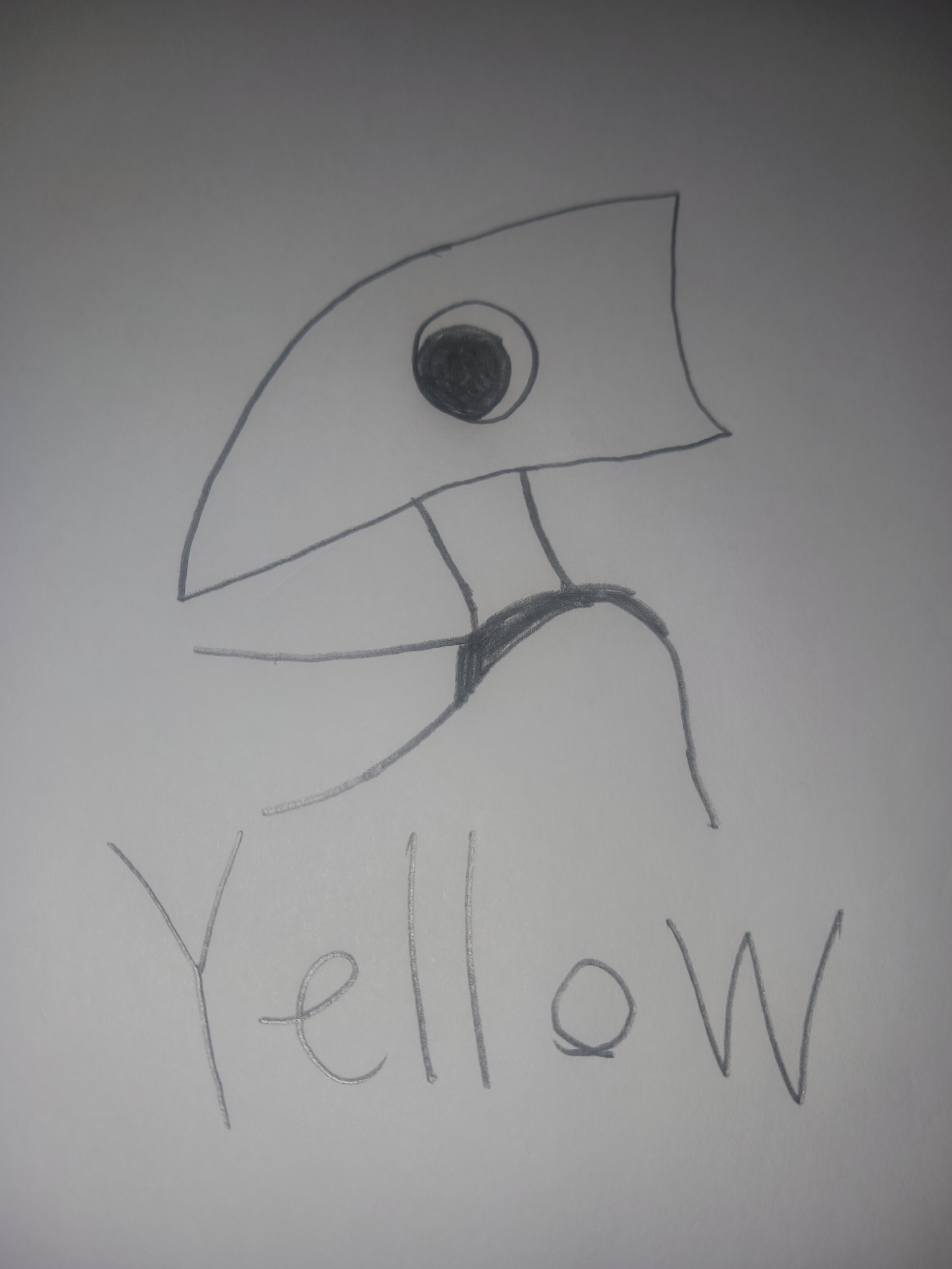 How to draw Yellow, Roblox Rainbow Friends in 2023