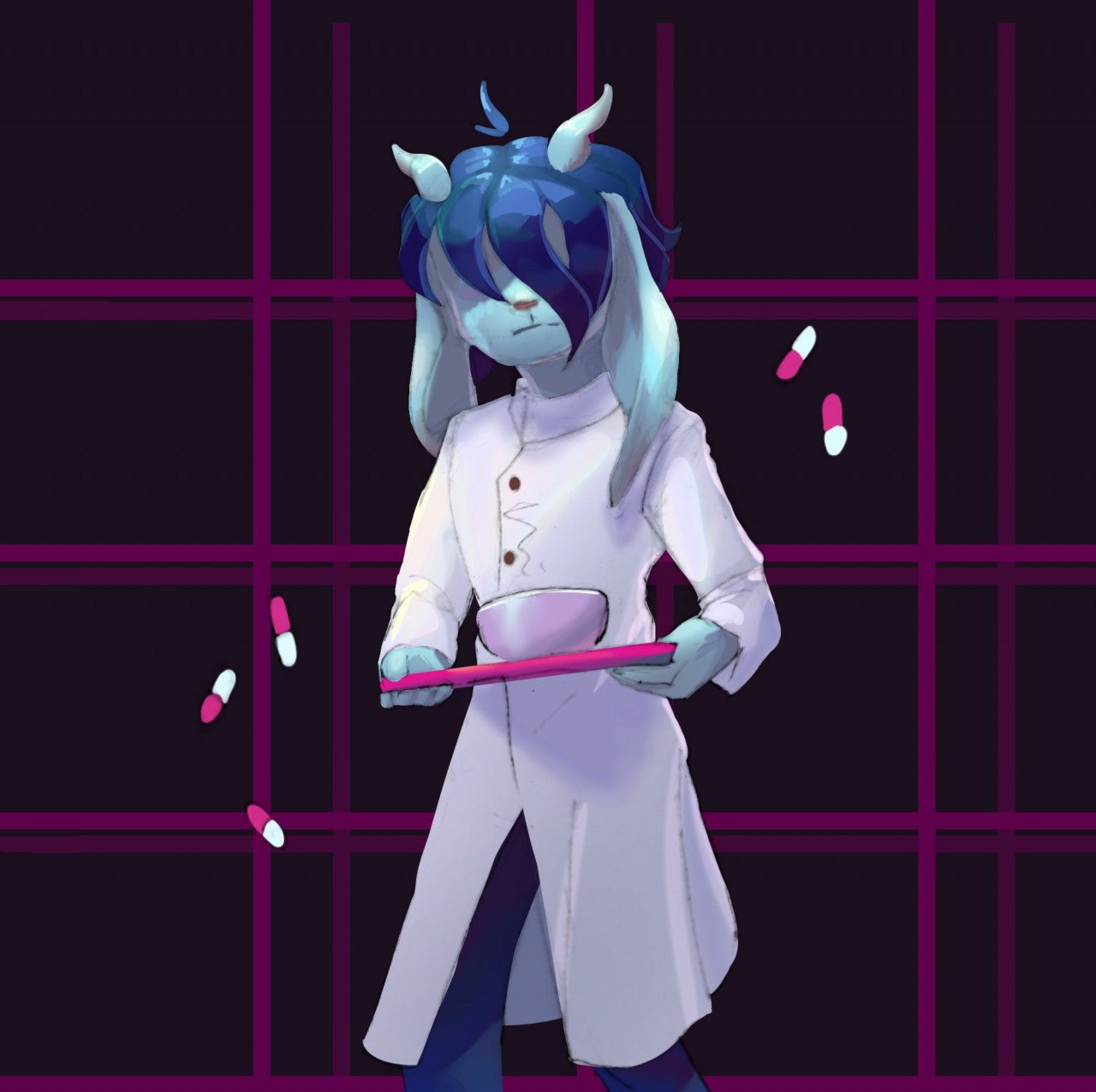 Kris from Deltarune by springbeatle -- Fur Affinity [dot] net