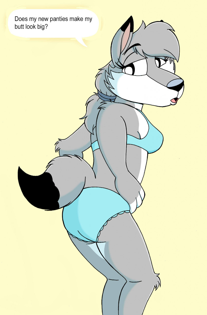 Sexy Wolf (version underwear color) — Weasyl