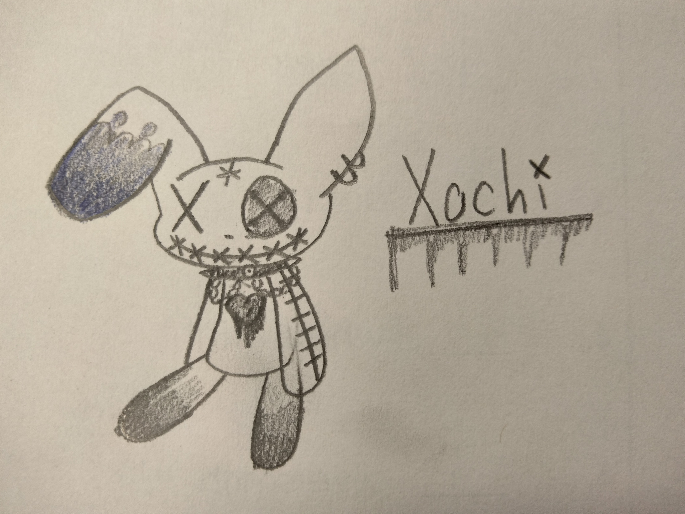 Xochi the Creepy Bunny by spychanthehanakobts -- Fur Affinity [dot] net