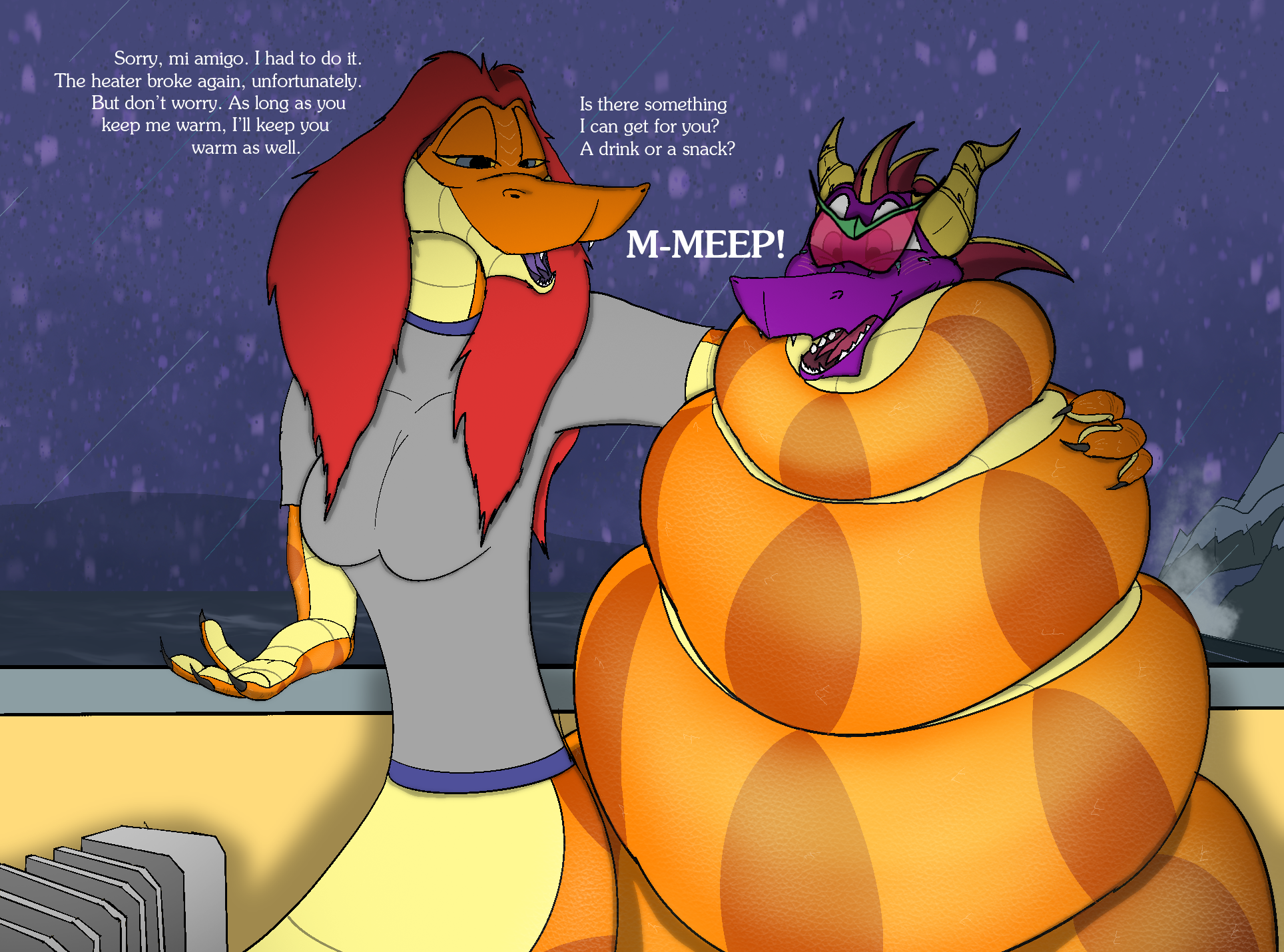 A Winter Warmup To Be Helpful Meeeep By Spyro91 -- Fur Affinity.