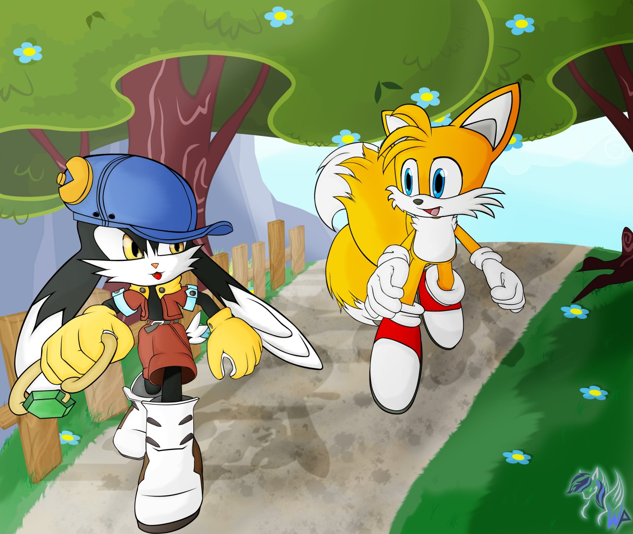 Klonoa and tails