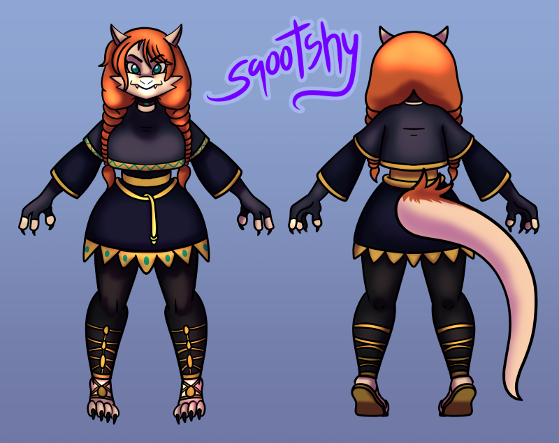 Character design commission by sqootshy -- Fur Affinity [dot] net