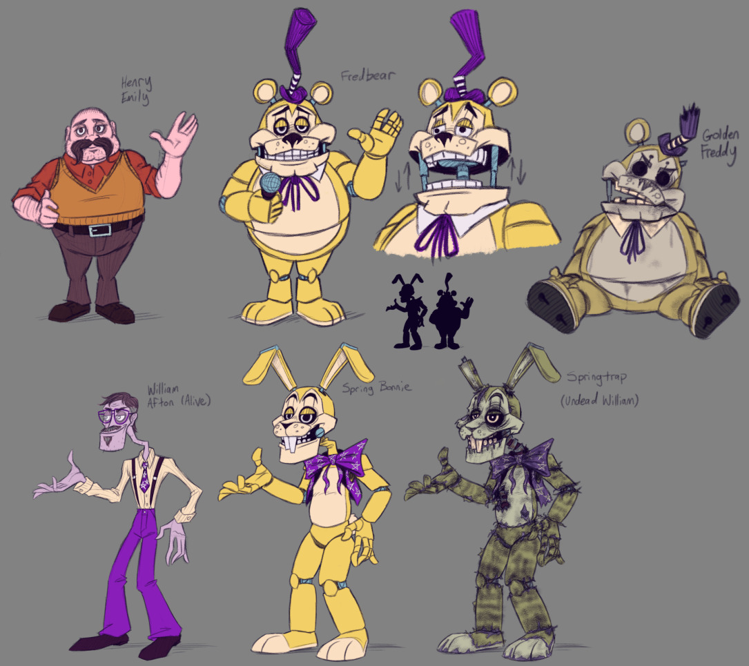 FNAF AU - the founders by SqrlyJack -- Fur Affinity [dot] net