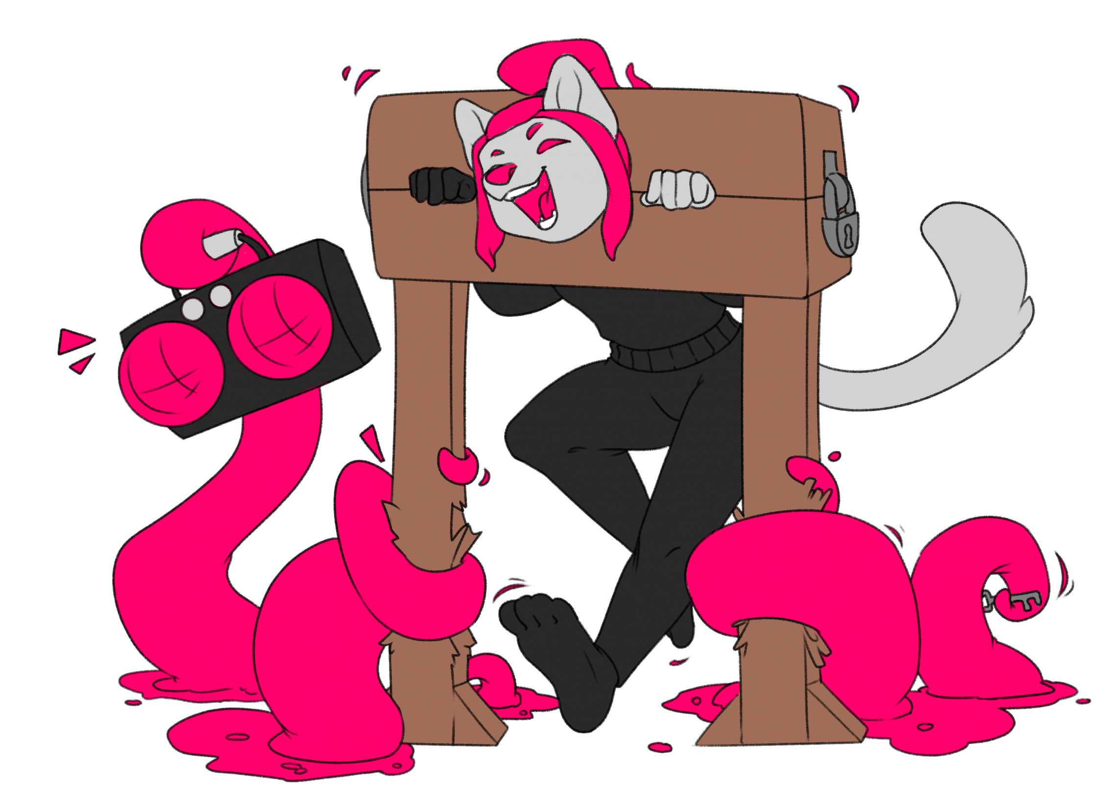 Kinktober [pillory] by Squeaker~ -- Fur Affinity [dot] net