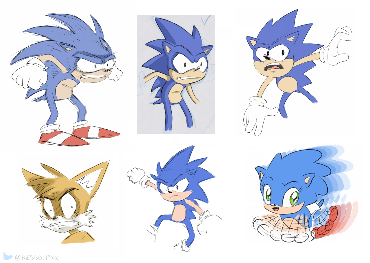 Classic sonic art by TerrixDragon56 -- Fur Affinity [dot] net