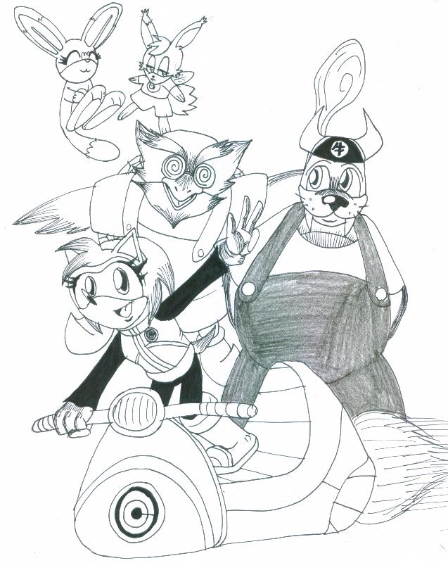 Sonic's Family by Bluestarpost -- Fur Affinity [dot] net