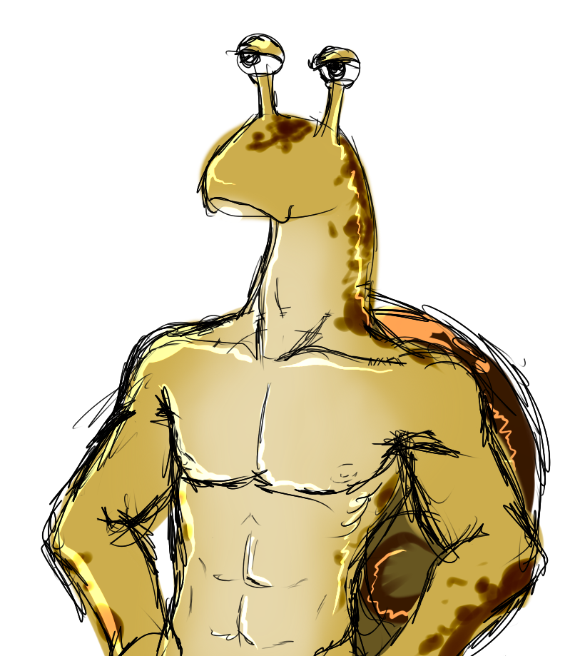 Chad the Buff-Ass Snail by Stanza -- Fur Affinity [dot] net