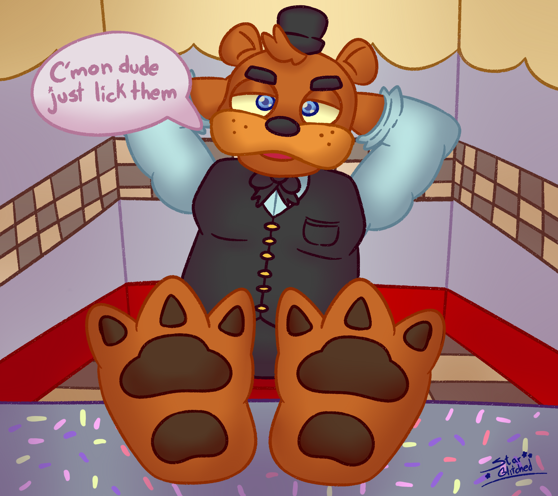 Freddy Paws by Star-Glitched -- Fur Affinity [dot] net