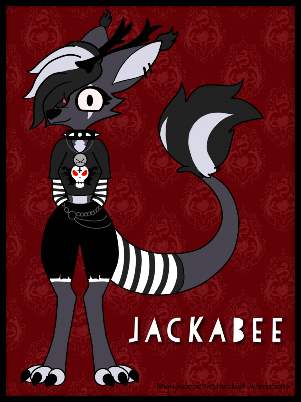 Jackabee Hazbin Hotel OC by Stardust-Animations -- Fur Affinity [dot] net