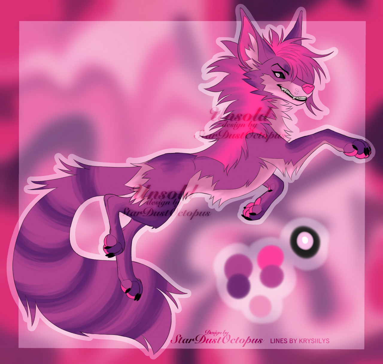 Pink Wolf Girl - AI Photo Generator - starryai