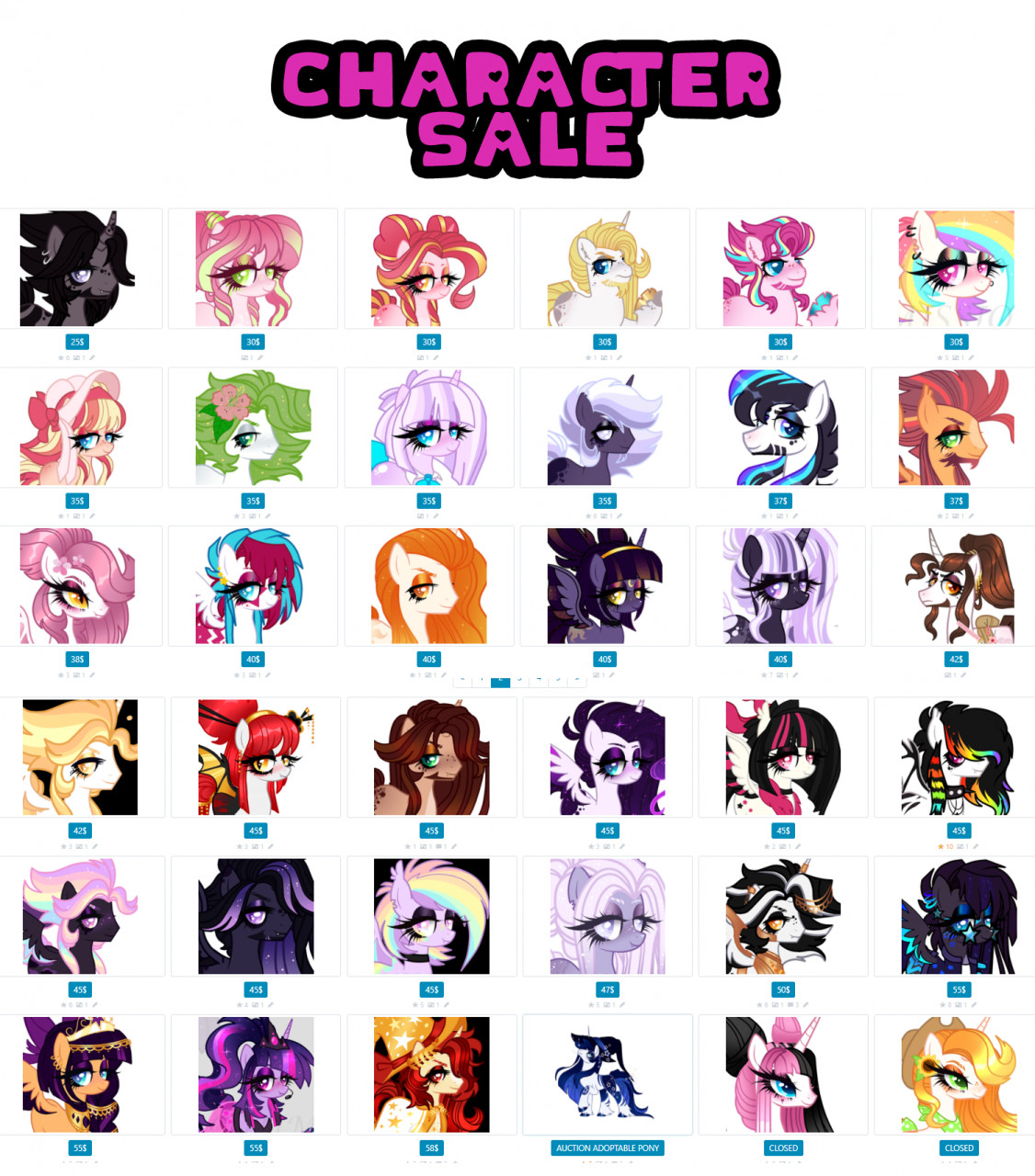 CHARACTER SALE - MY LITTLE PONY - TOYHOUSE by stardustPony -- Fur ...