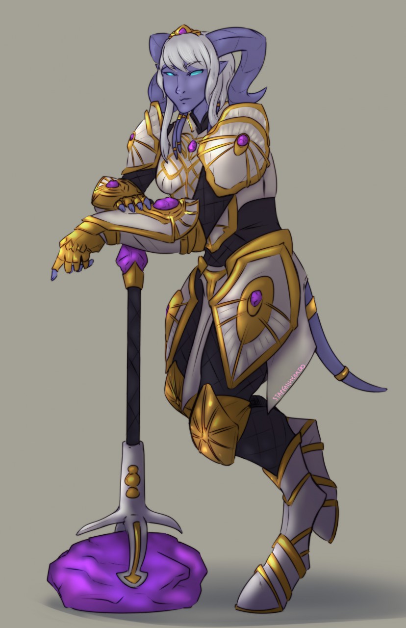 Commission) Paladin Yrel by StarfallHybrid -- Fur Affinity [dot] net