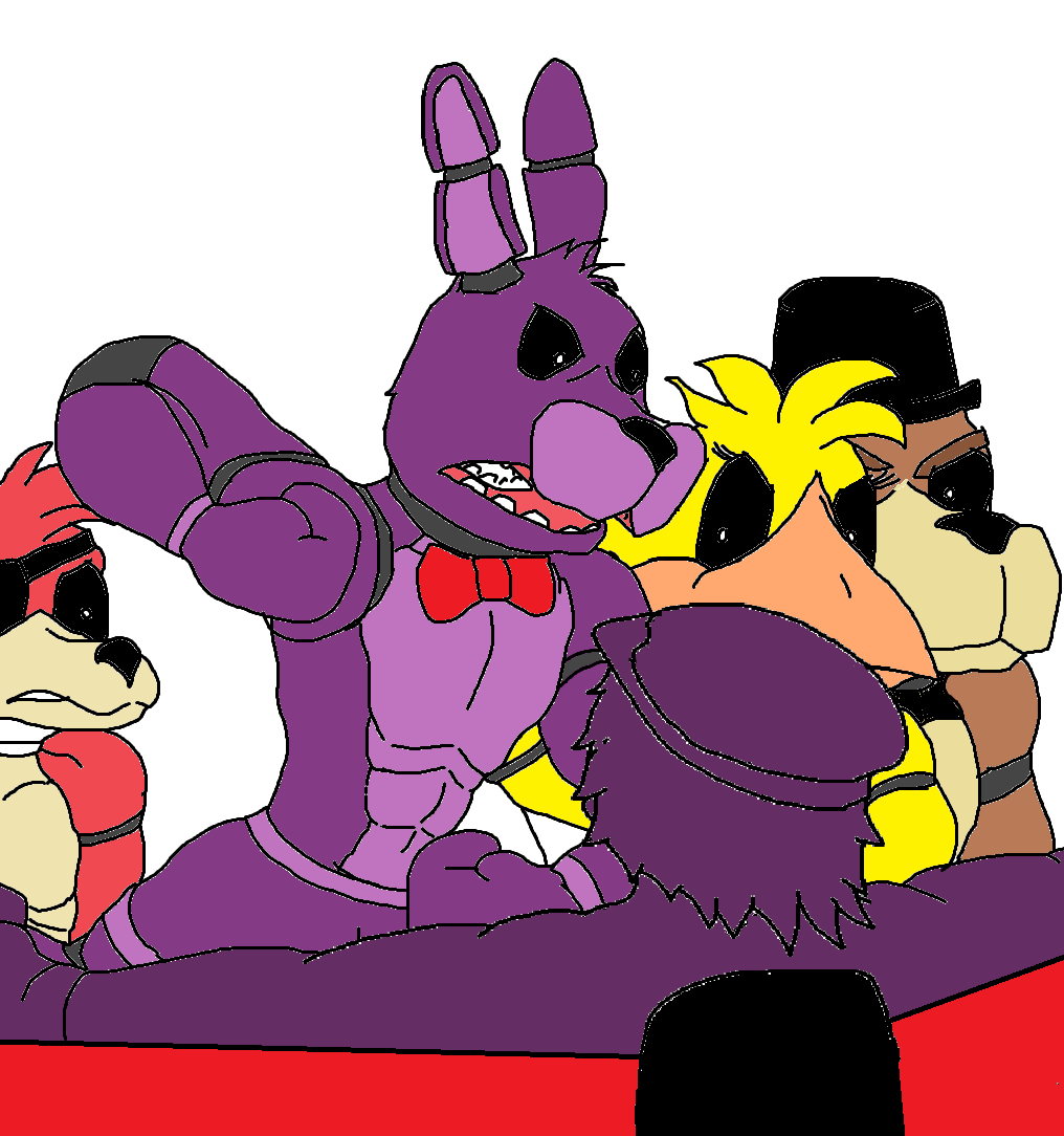 Boxing Bonnie and the gang vs the purple man. 