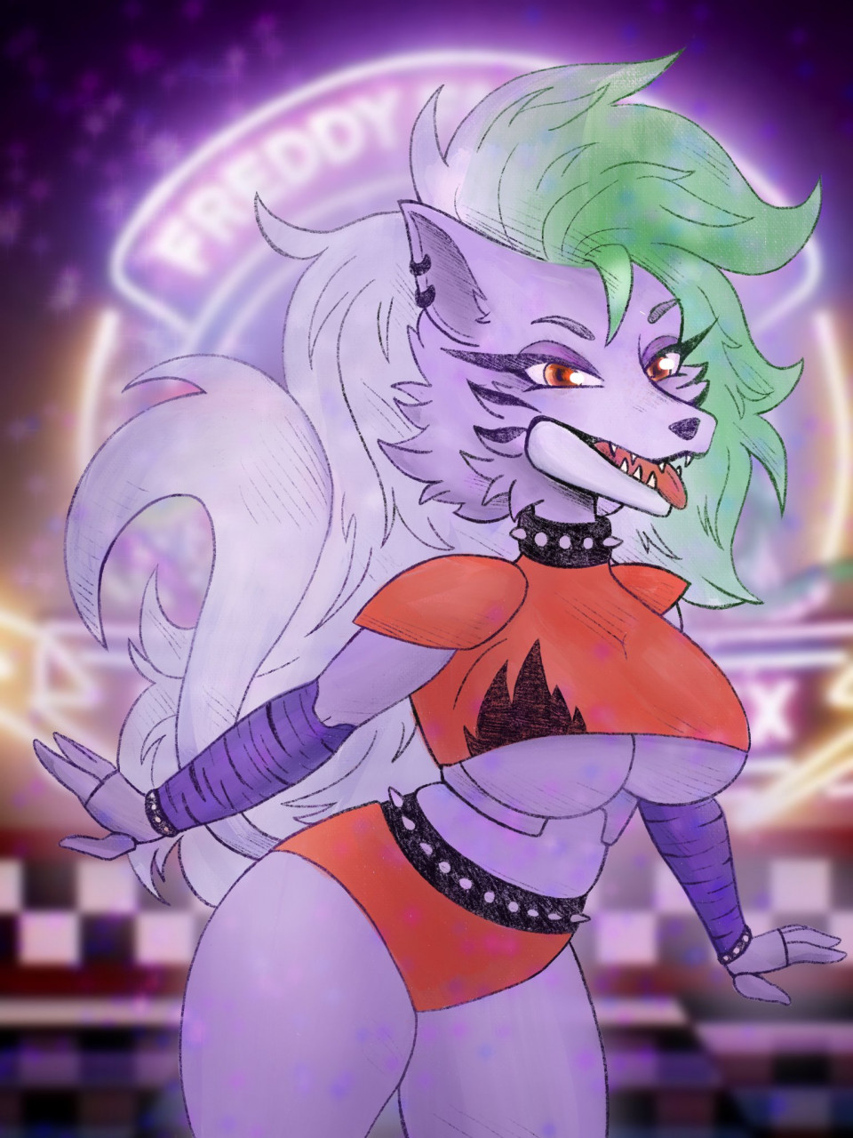 Roxanne Wolf by StarryBuns -- Fur Affinity [dot] net