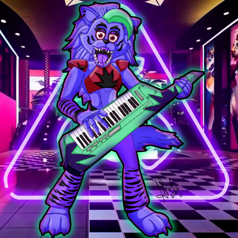 ROXY) FNAF: SECURITY BREACH by Couby -- Fur Affinity [dot] net