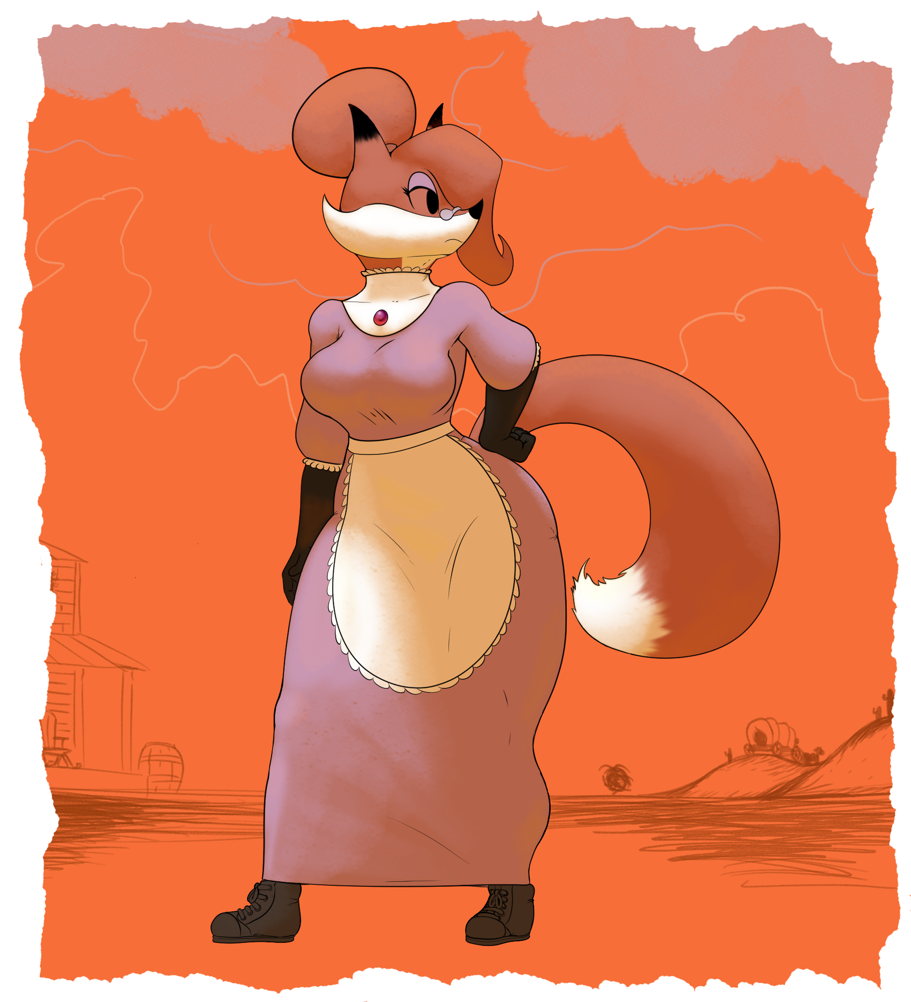 Auntie Vixen by steamy-totem -- Fur Affinity [dot] net