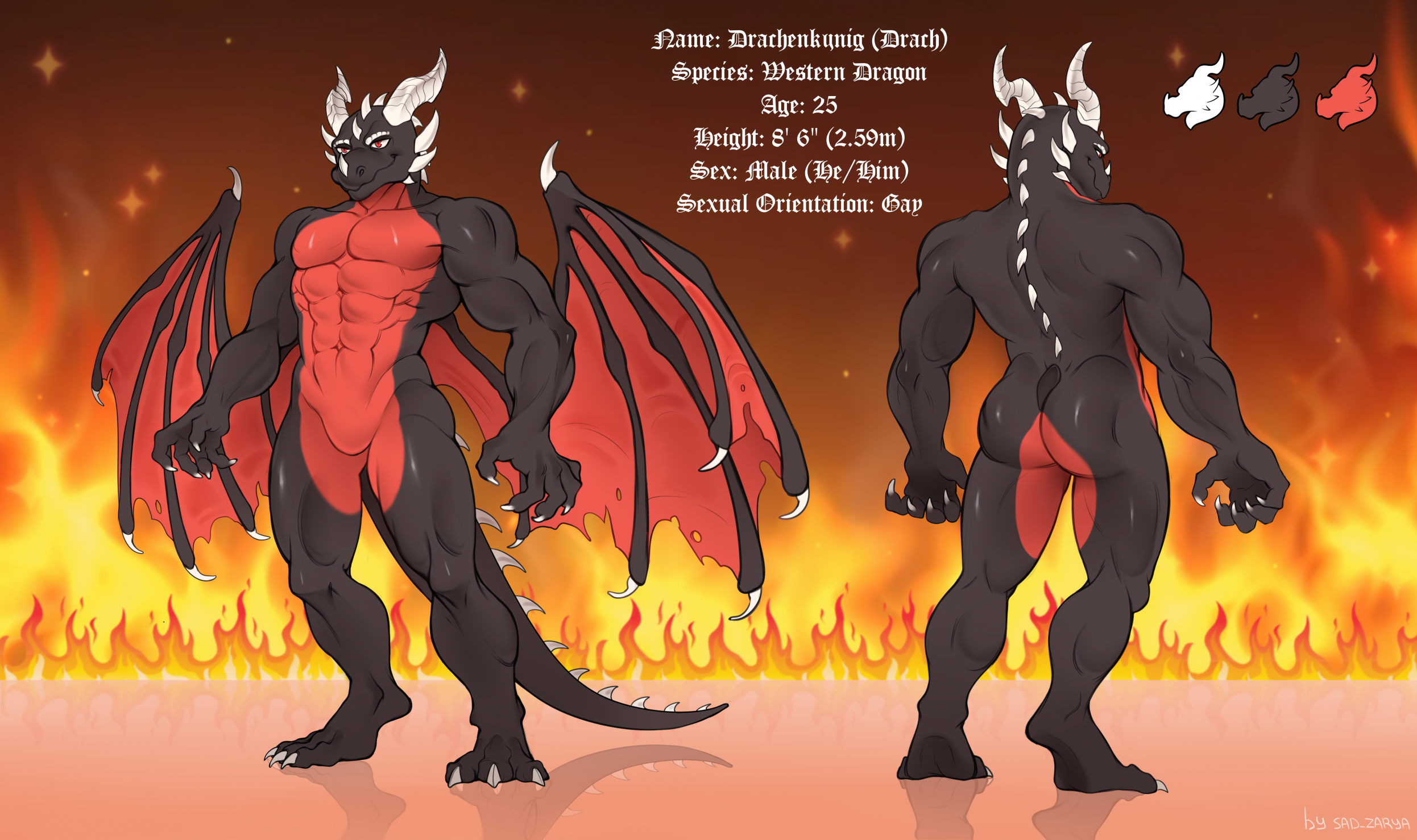 Drachenkönig (SFW) by Steelclaw_Emberscale -- Fur Affinity [dot] net