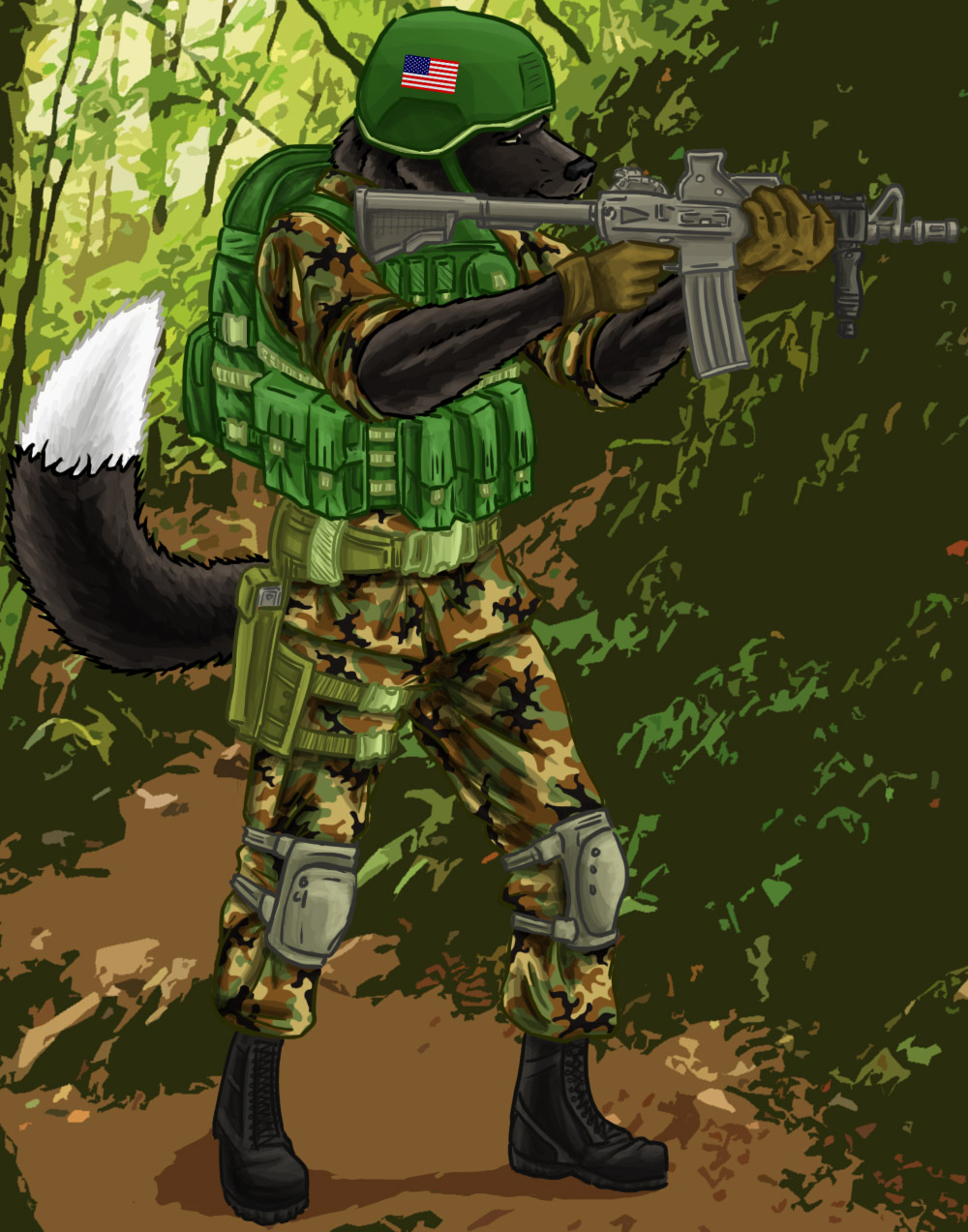 Furry military