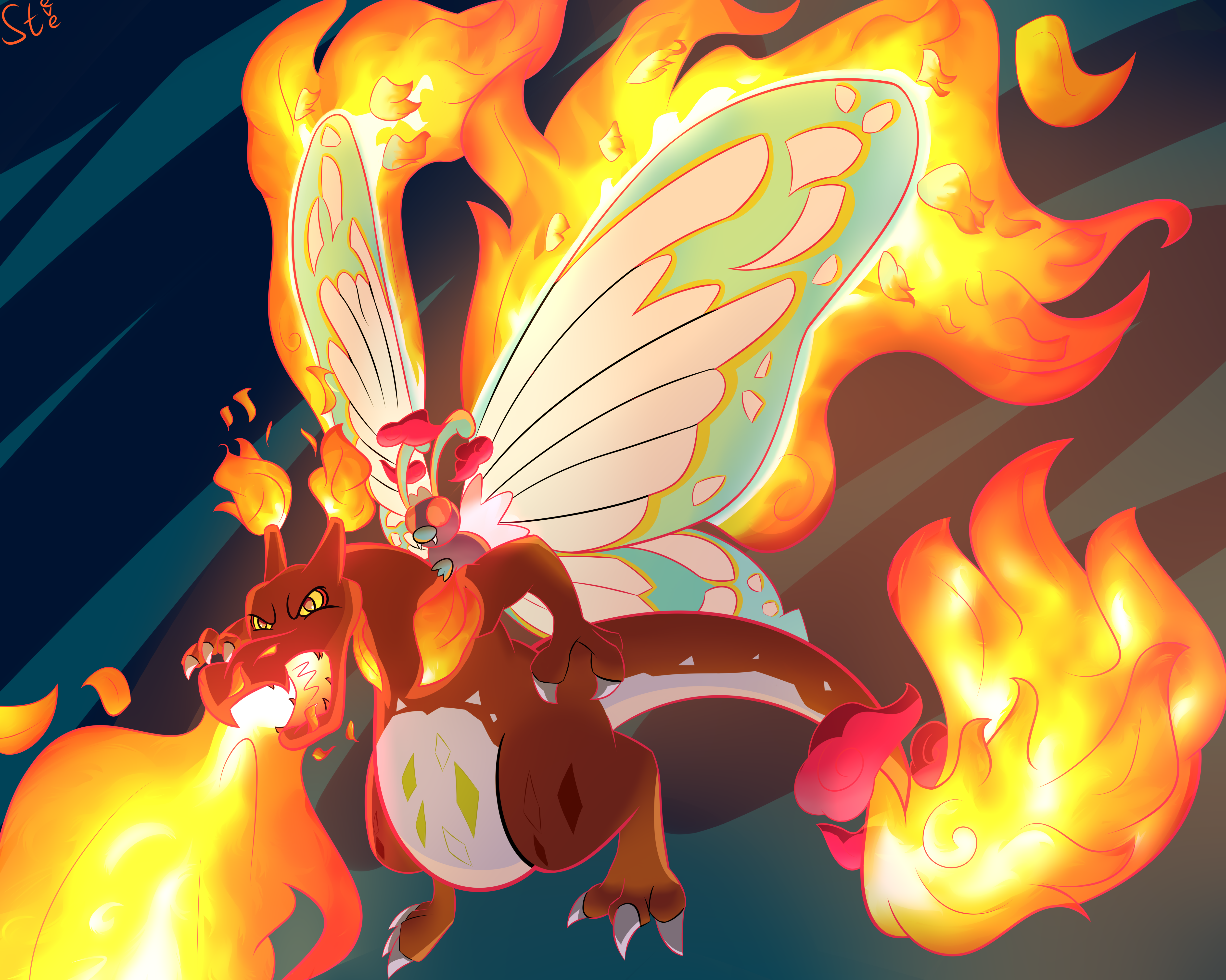 Befuddling G-Max Wildfire! by StevenOdoheralkaTrouble -- Fur Affinity [dot]  net