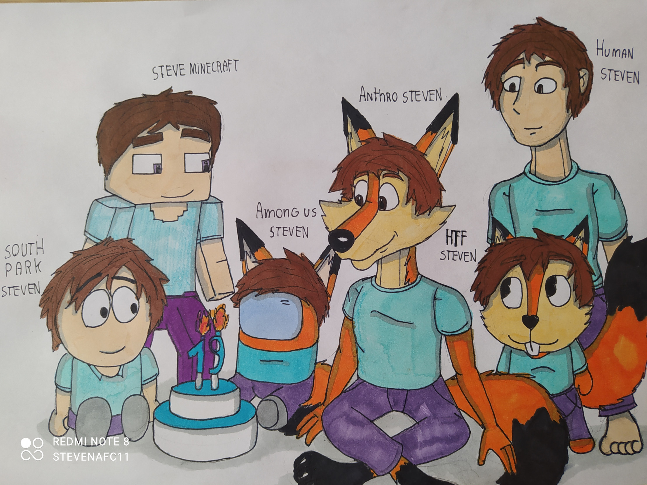 19 Years old and My other versions of Steven by StevenTheFox11 -- Fur  Affinity [dot] net