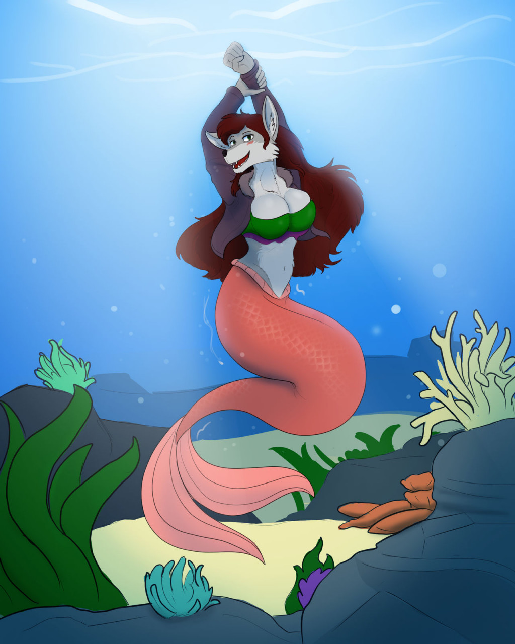 Female body base Mermaid (my style) by Toonfoxhero151 -- Fur Affinity [dot]  net