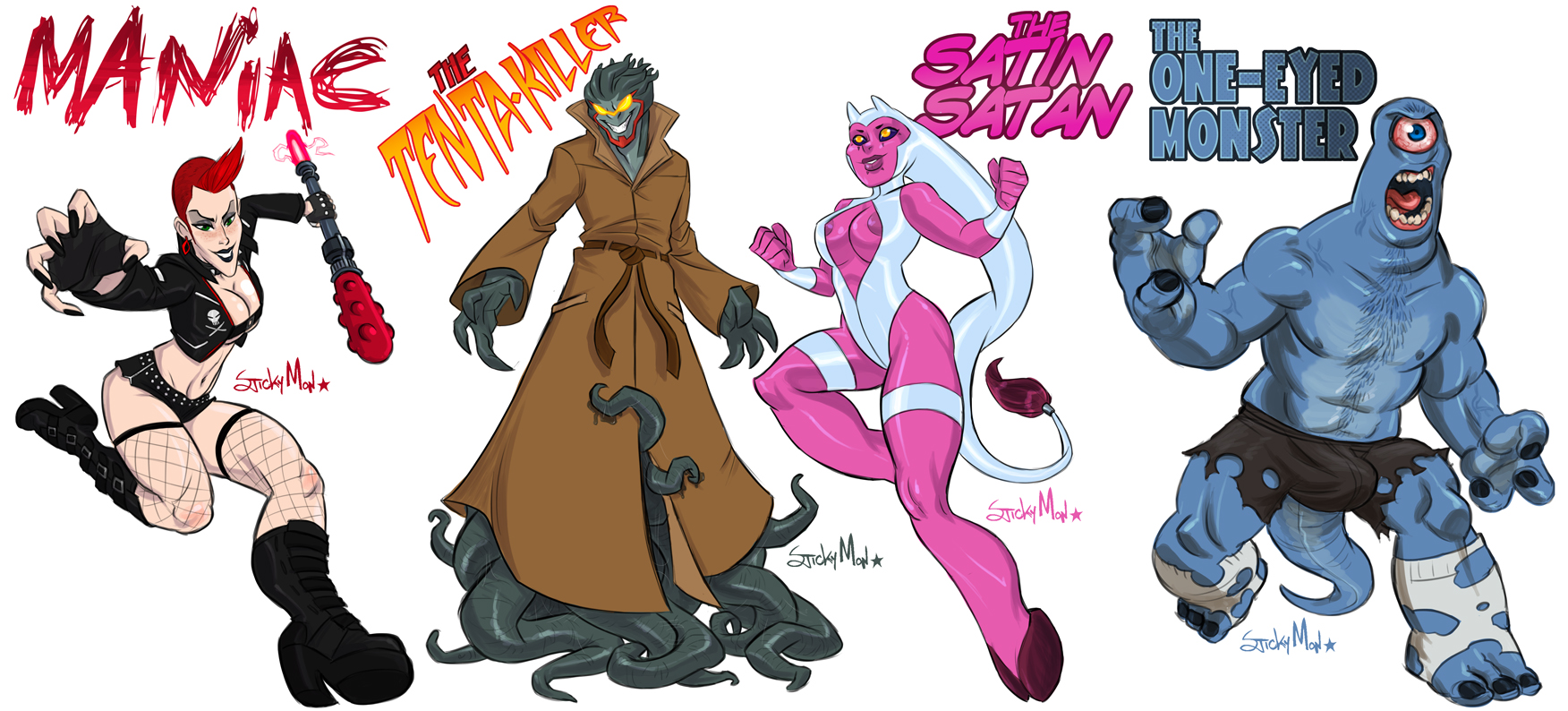 The Rogues Gallery by stickymon -- Fur Affinity [dot] net