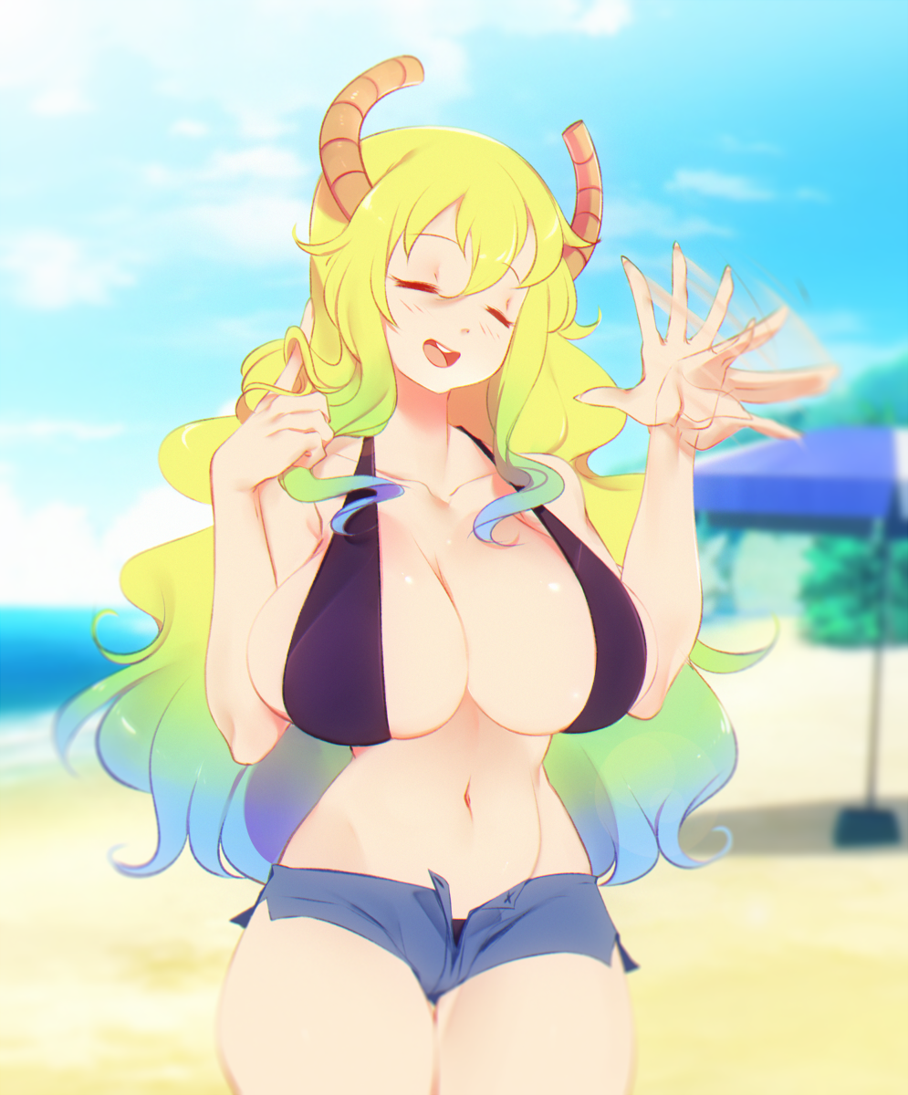 Dragon maid lucoa nude boobs