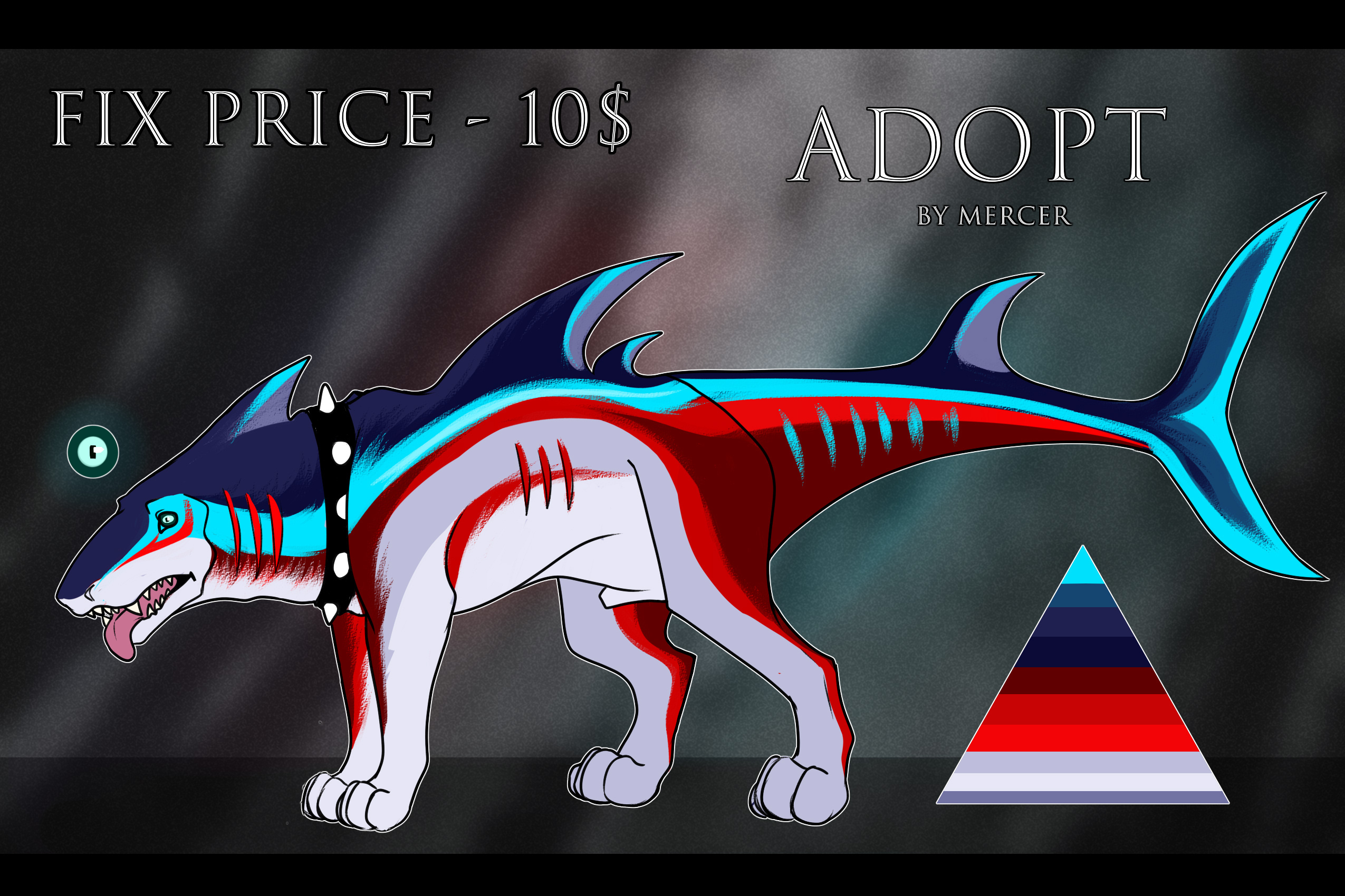 Neon shark adopt me