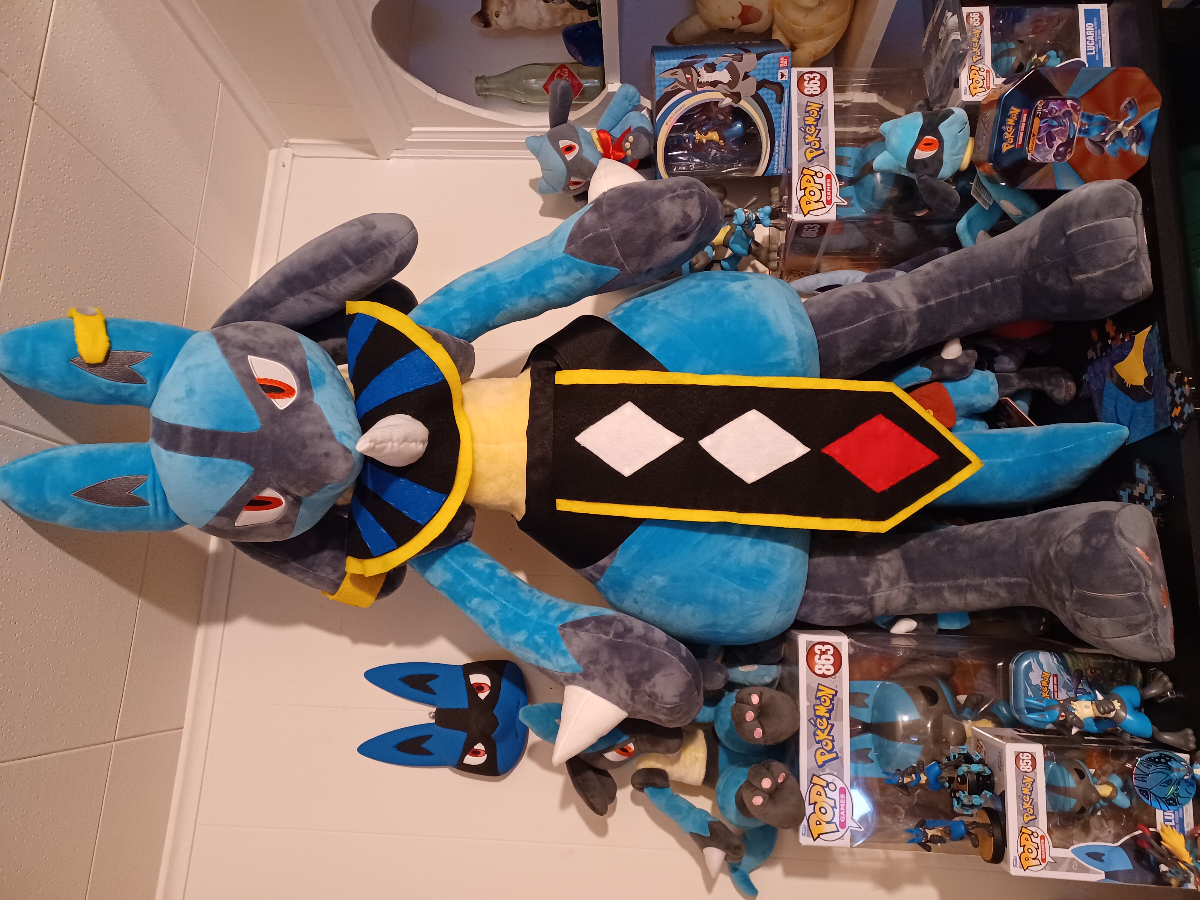 Life size cheap lucario plush