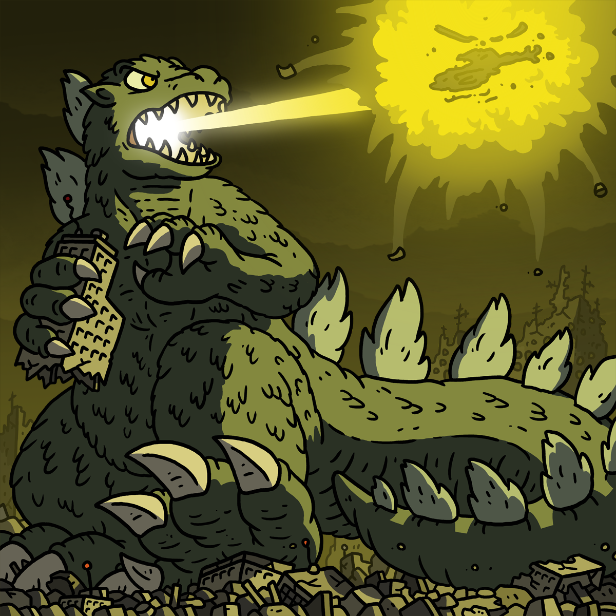 Godzilla stickers by StupidShepherd -- Fur Affinity [dot] net