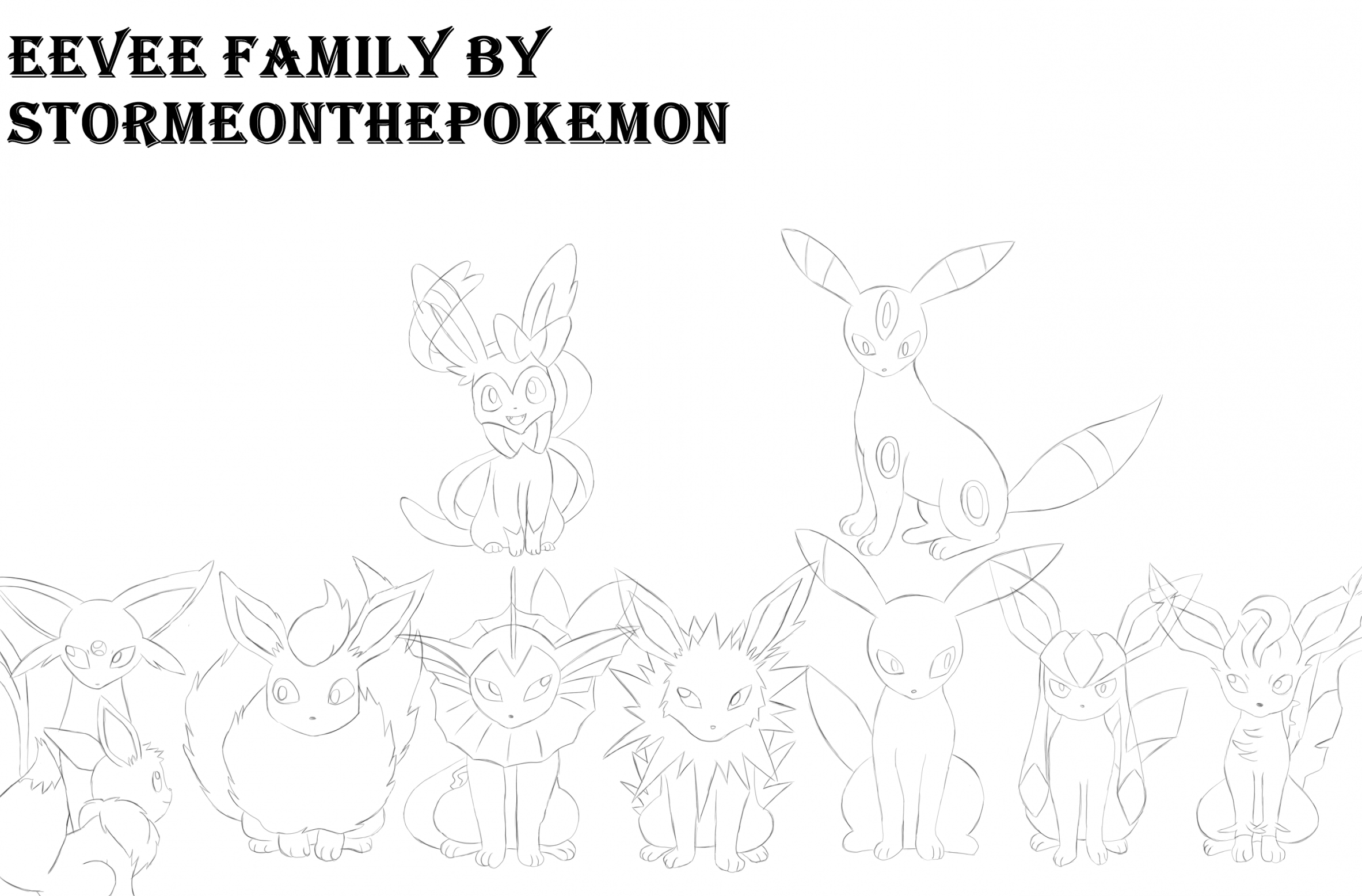 Pokemon Coloring Pages Eevee Evolutions Glaceon