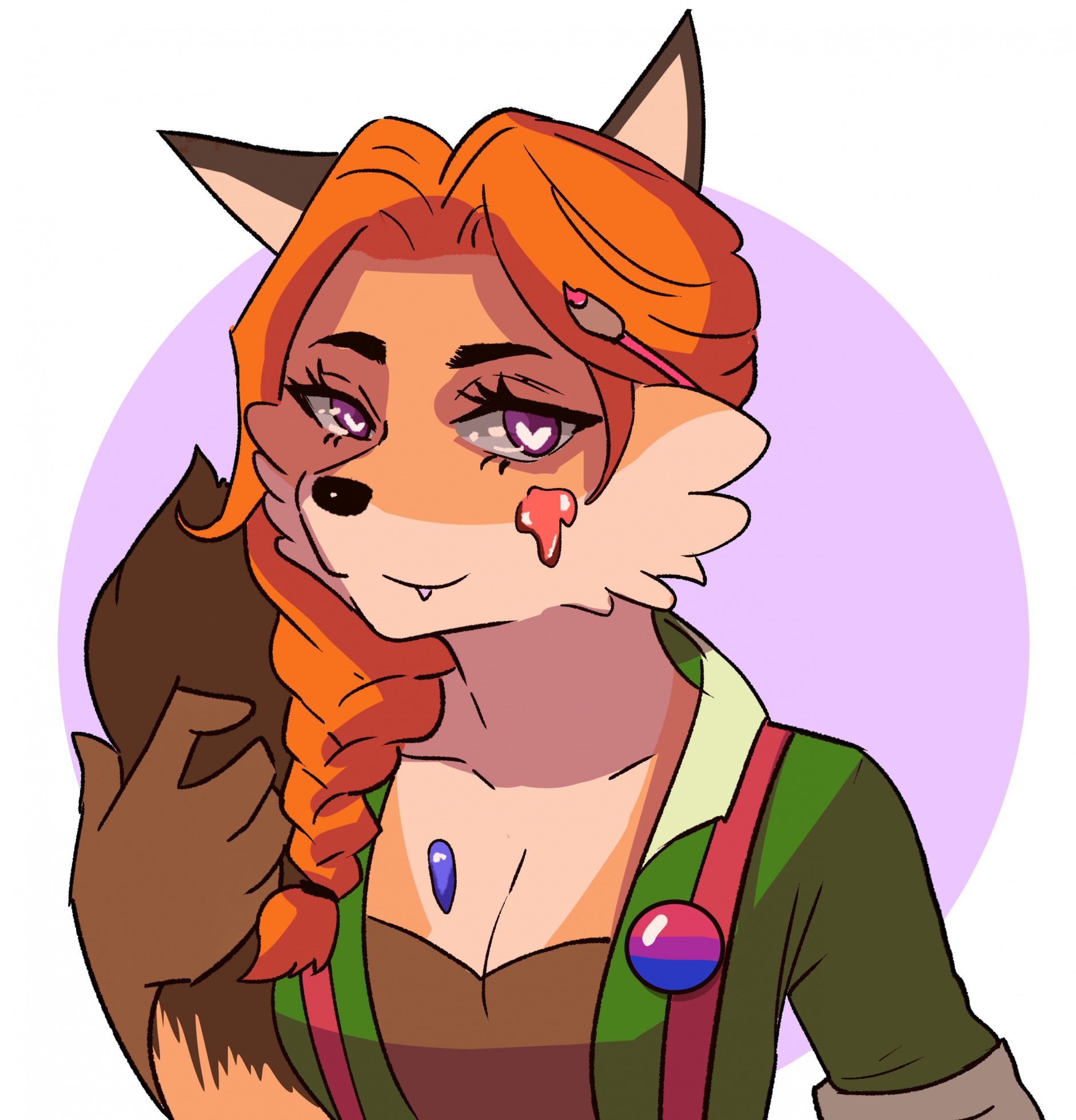 Leah stardew fox ❤️ by Strawberrymacaroons -- Fur Affinity [dot] net