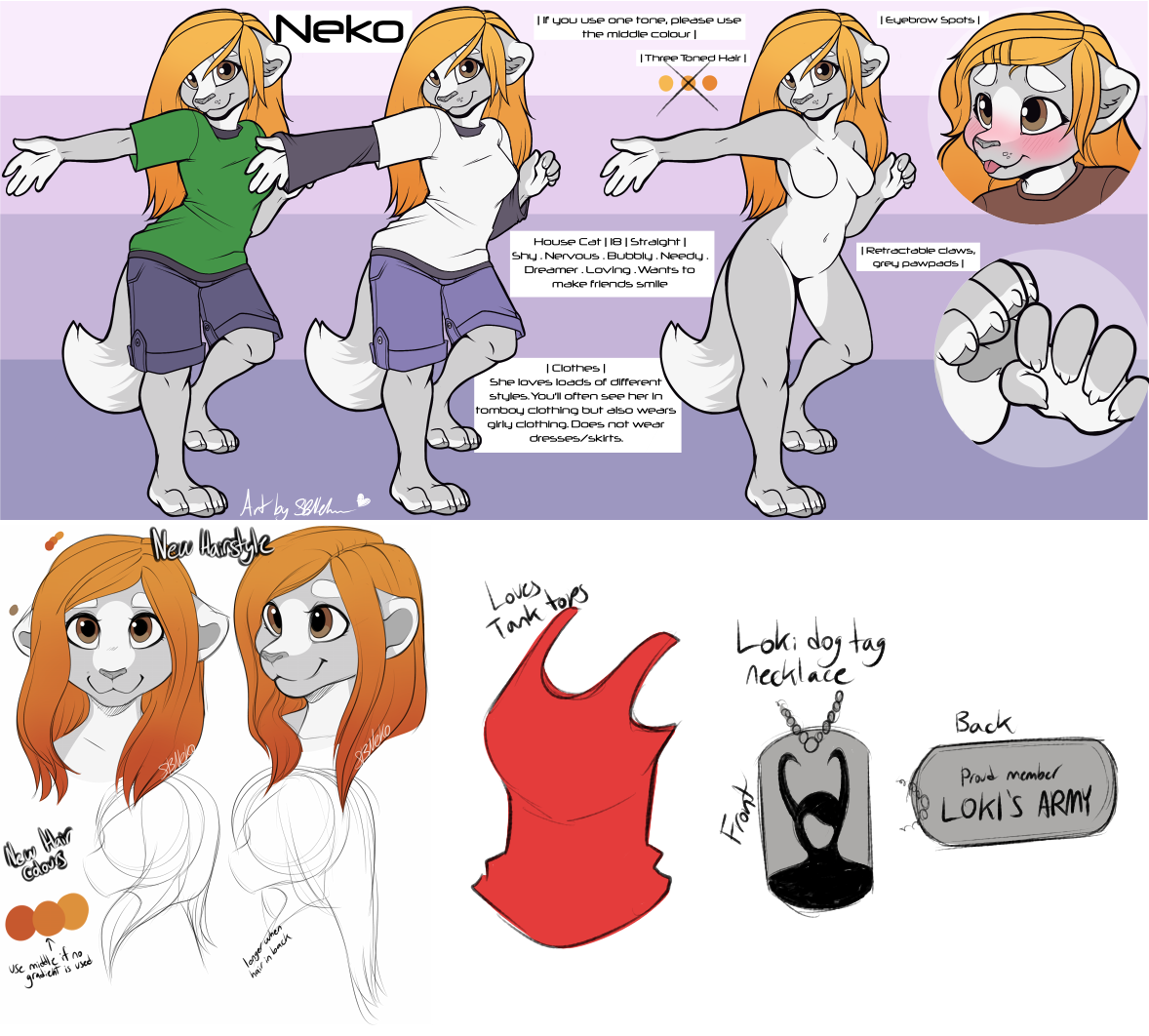Neko Girls are not Furry! - Drawception