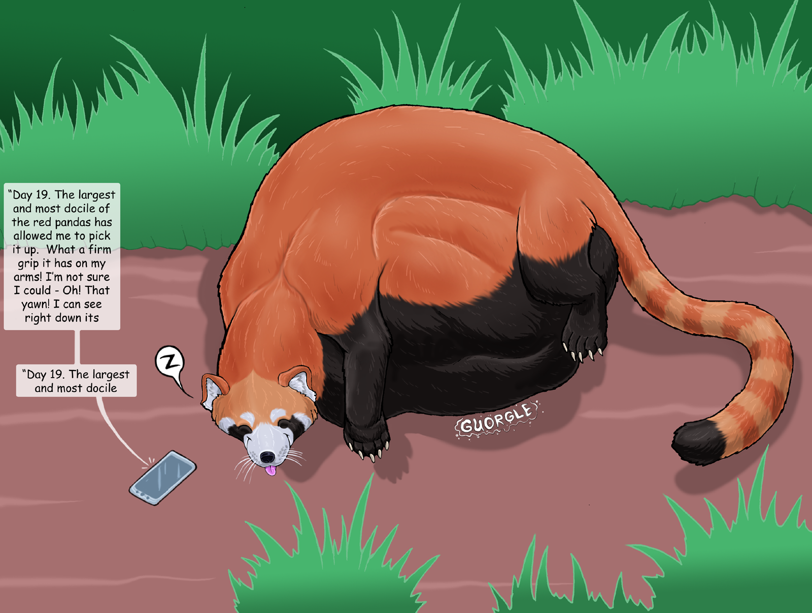 Red panda vore