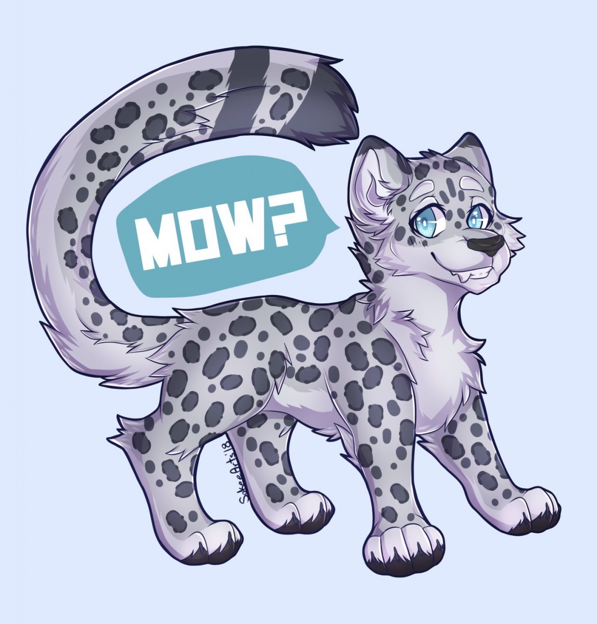 Snow Snep acrylic Charm - pre order (only open till sunday! by