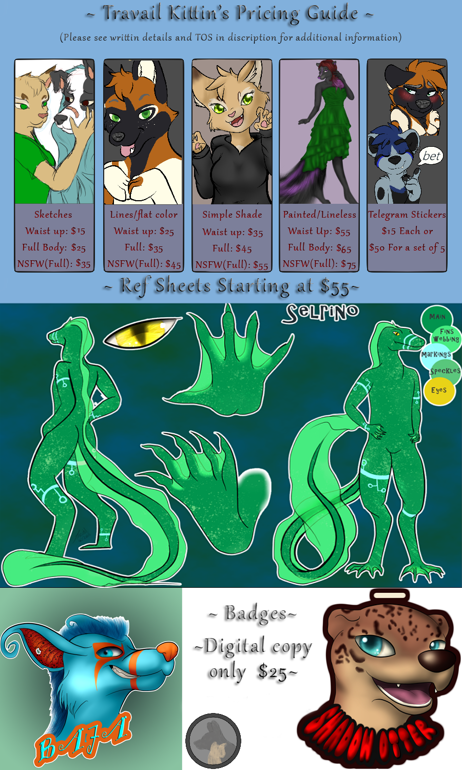 COMMISSION GUIDE - LATE 2023 by InsaneEighteen -- Fur Affinity [dot] net
